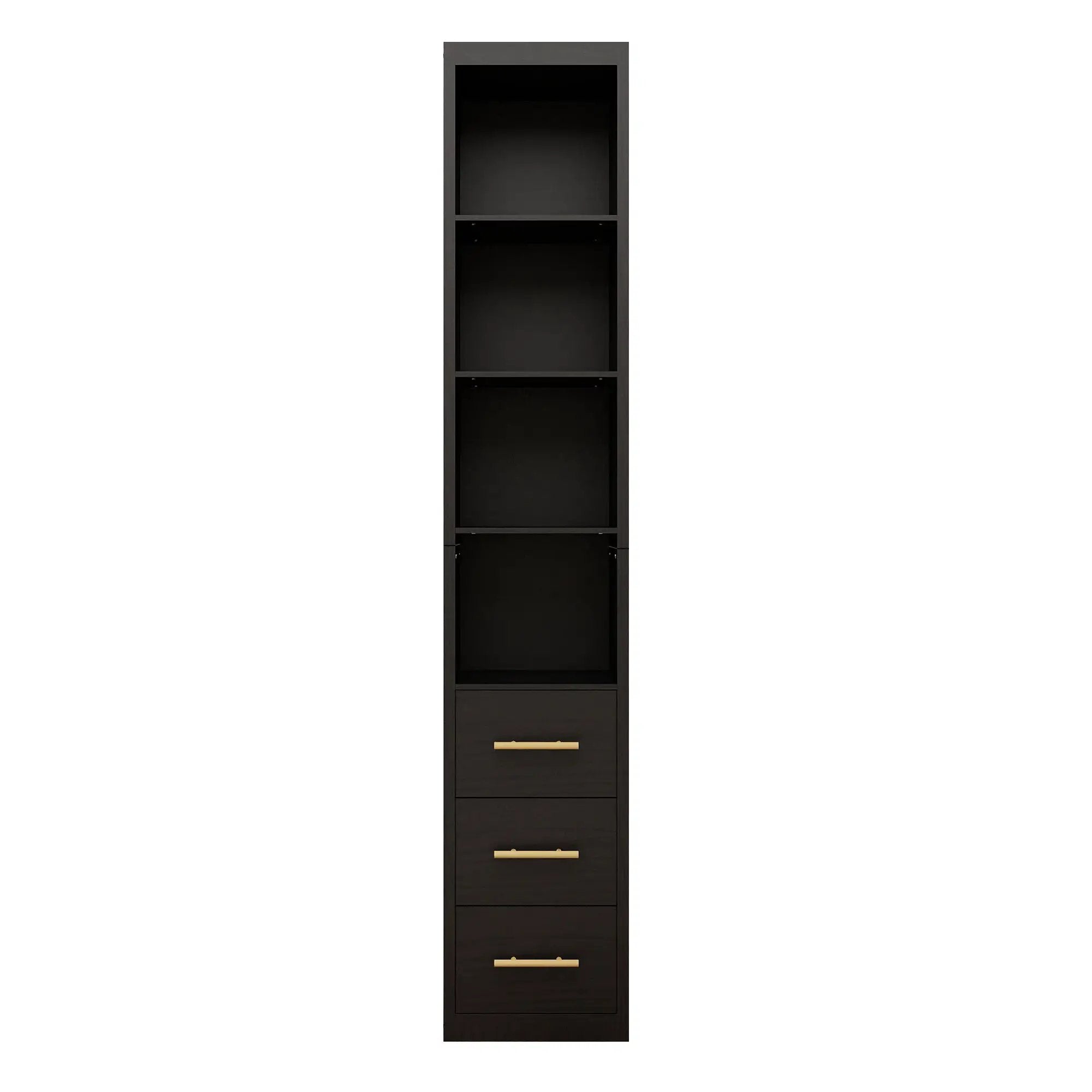 85.04" Tall Storage Cabinet with Drawer and Shelves by HouseOfZazla