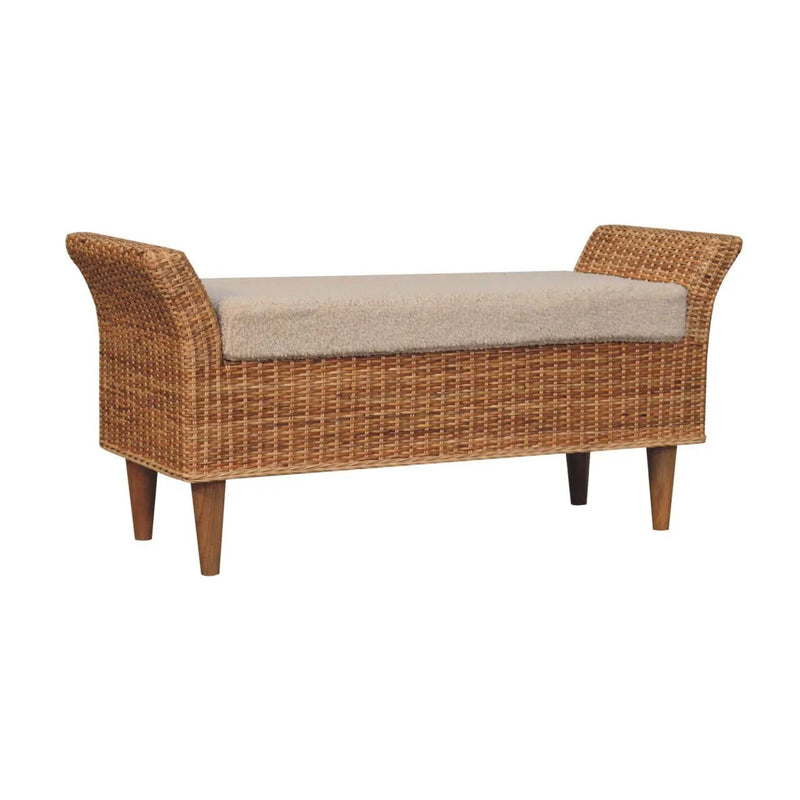 Riviera - Woven Bench - Oak by HouseOfZazla