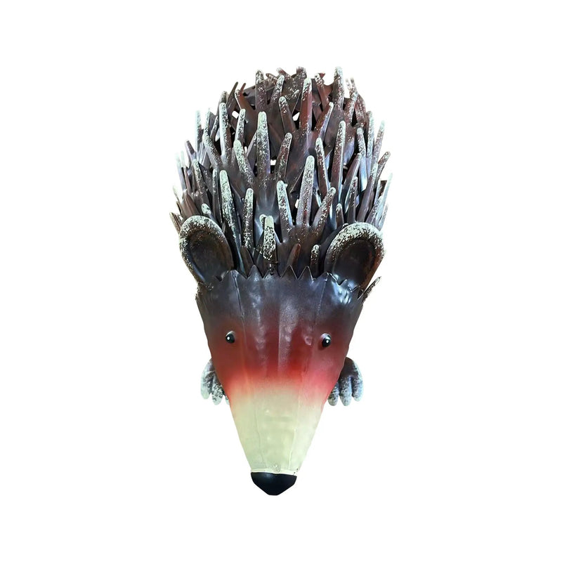 Handmade Wrought Iron Hedgehog Garden Statue by HouseOfZazla