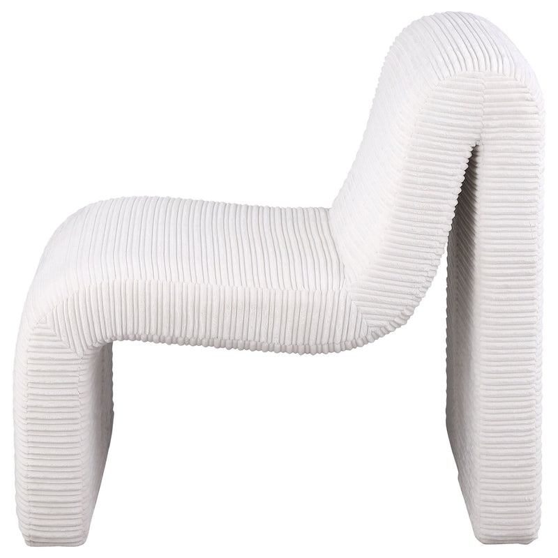 Winne - Curved Armless Accent Chair by HouseOfZazla