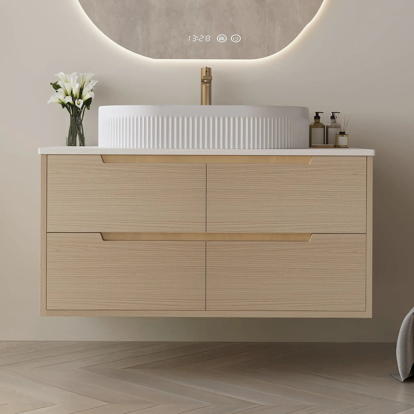 36 Inch Bathroom Vanity with Ceramic Sink by HouseOfZazla