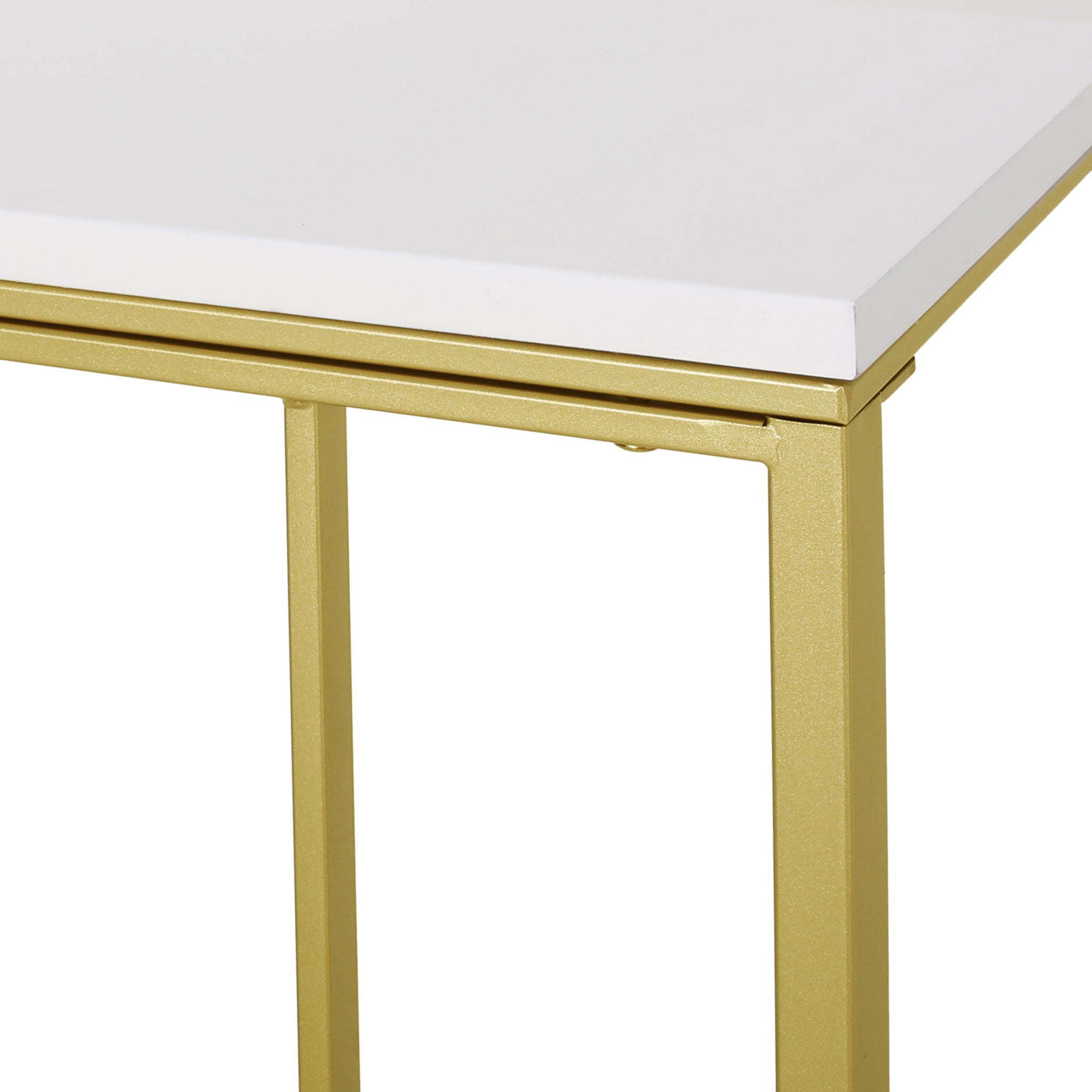 Modern Glam C-Shape End Table by HouseOfZazla