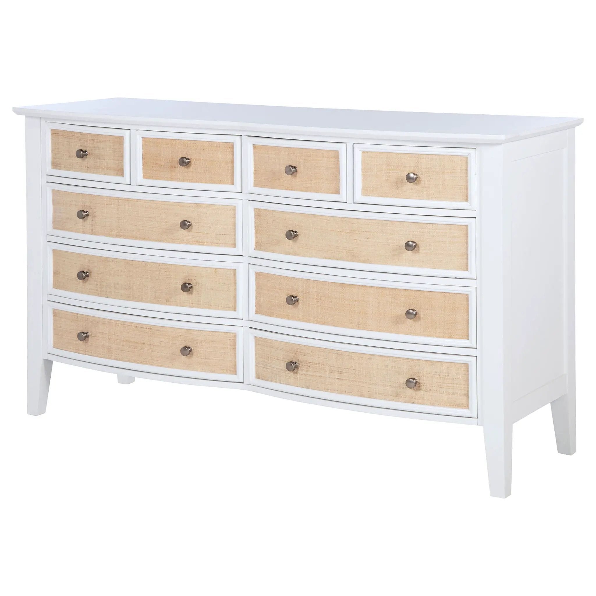 Bexhill 10-drawer Dresser Cabinet White by Unique Piece Furniture