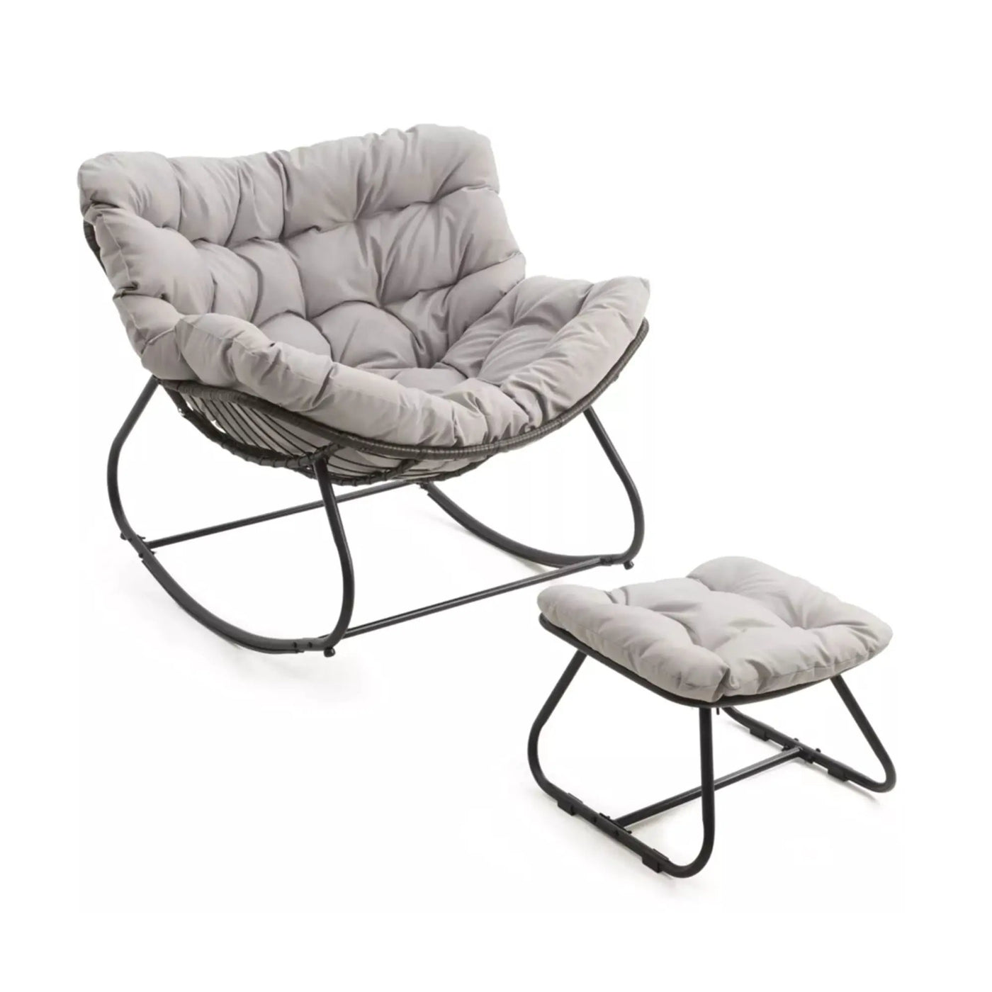 Egg Rocking Chair With Ottoman by HouseOfZazla