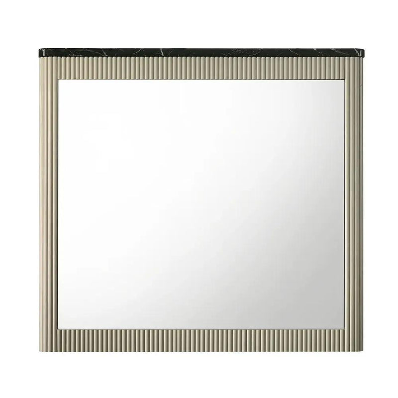 Travonte - Mirror - Gray / Beige by Unique Piece Furniture