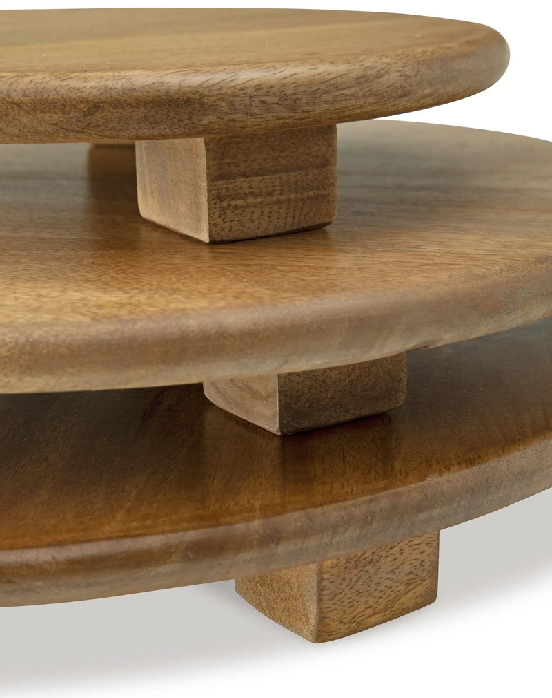 Kaidler - Tray Set (Set of 3) - Brown by Unique Piece Furniture