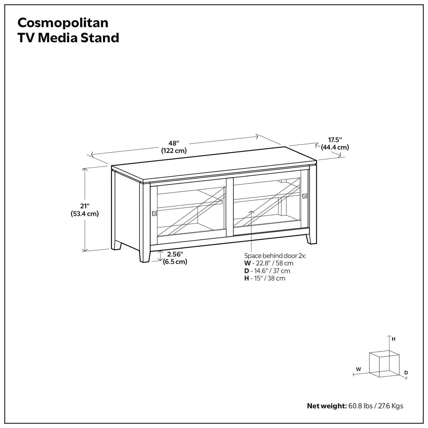 Cosmopolitan - Handcrafted TV Media Stand by Unique Piece Furniture