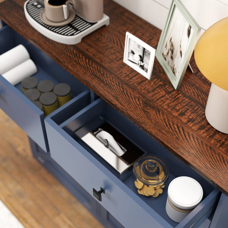 Double Tilt Out Trash Cabinet With Hideaway Drawer And Barn Door Style by HouseOfZazla