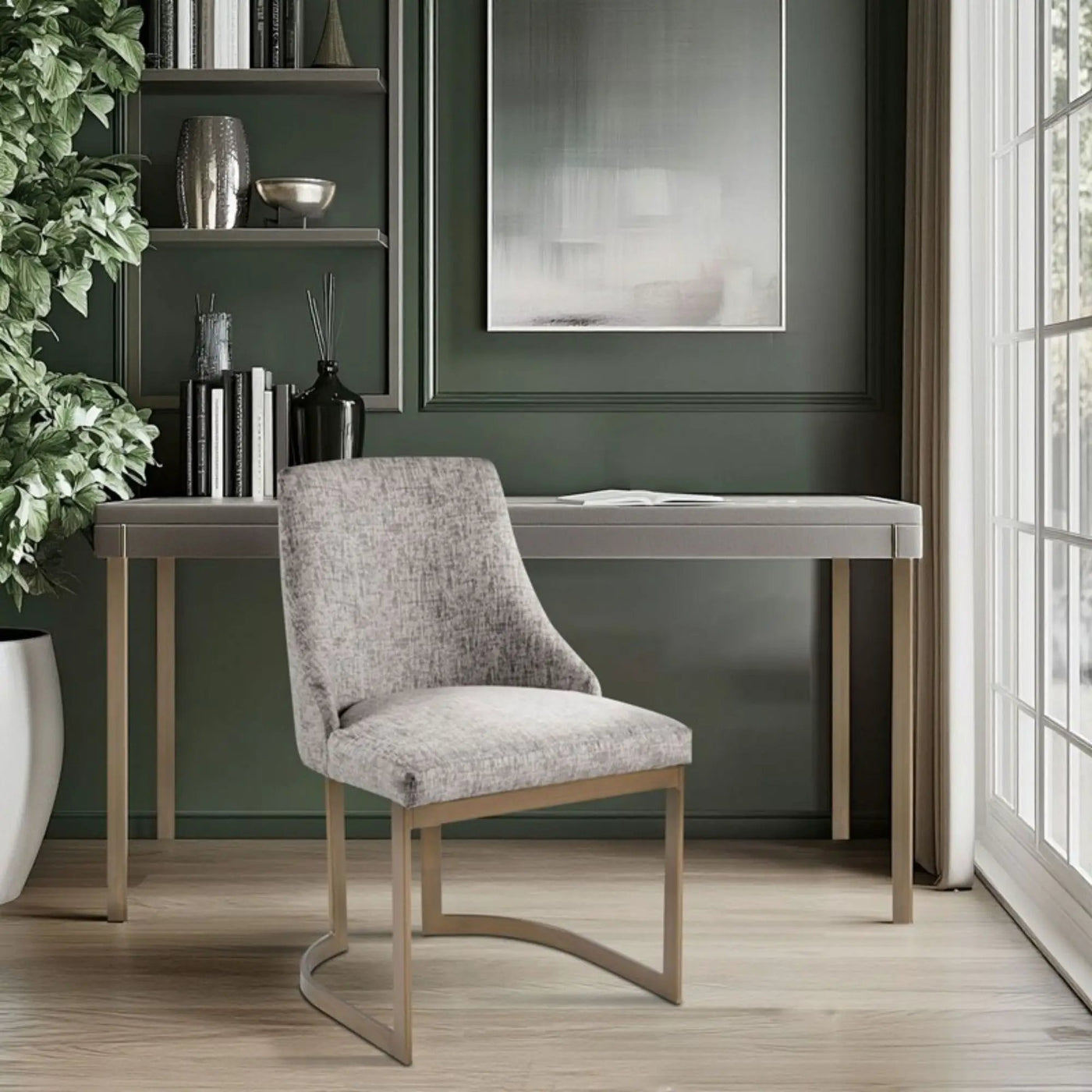Contemporary Modern Accent Dining Chairs (Set of 2) by Unique Piece Furniture