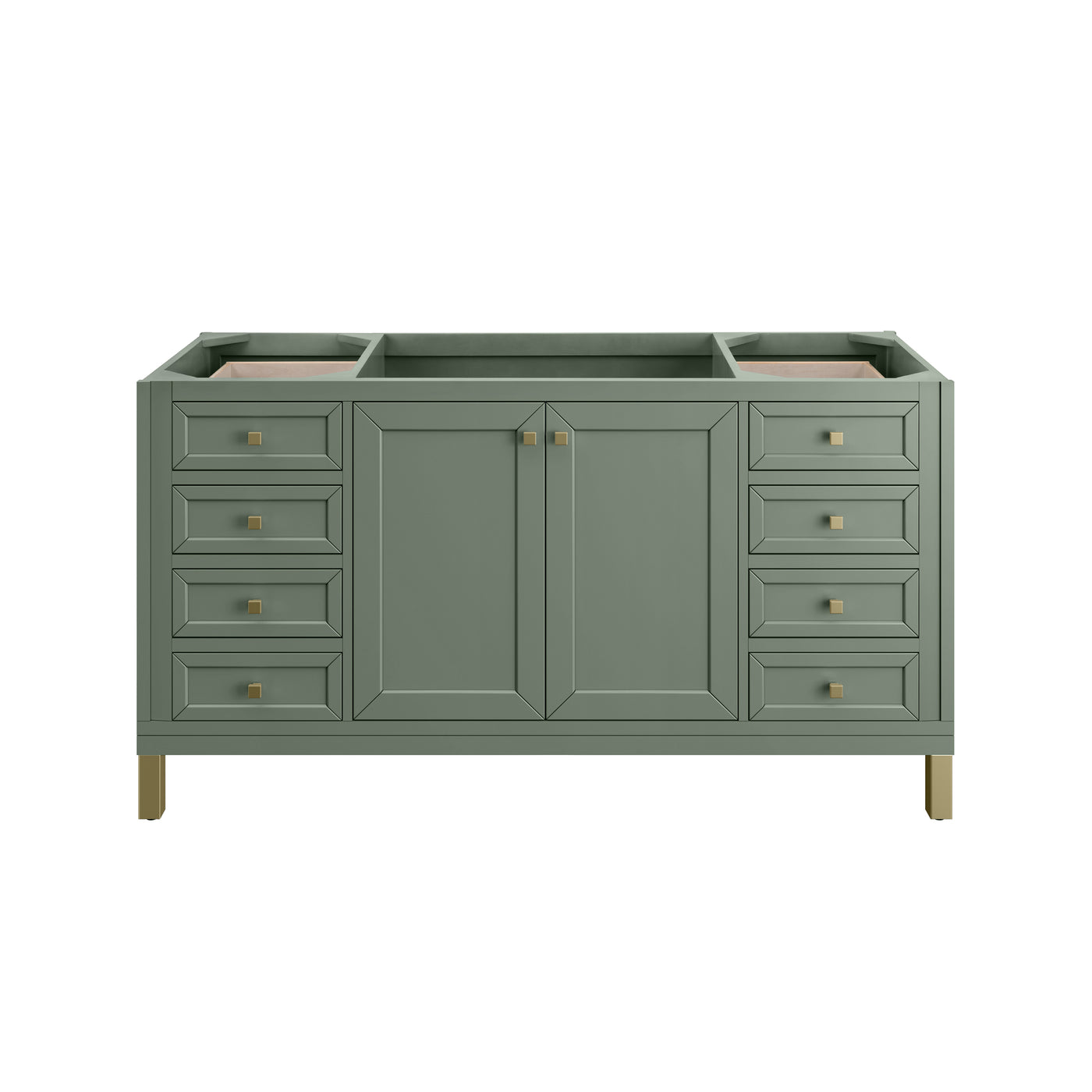 James Martin Chicago 60" Single Bathroom Vanity, Smokey Celadon, view 20