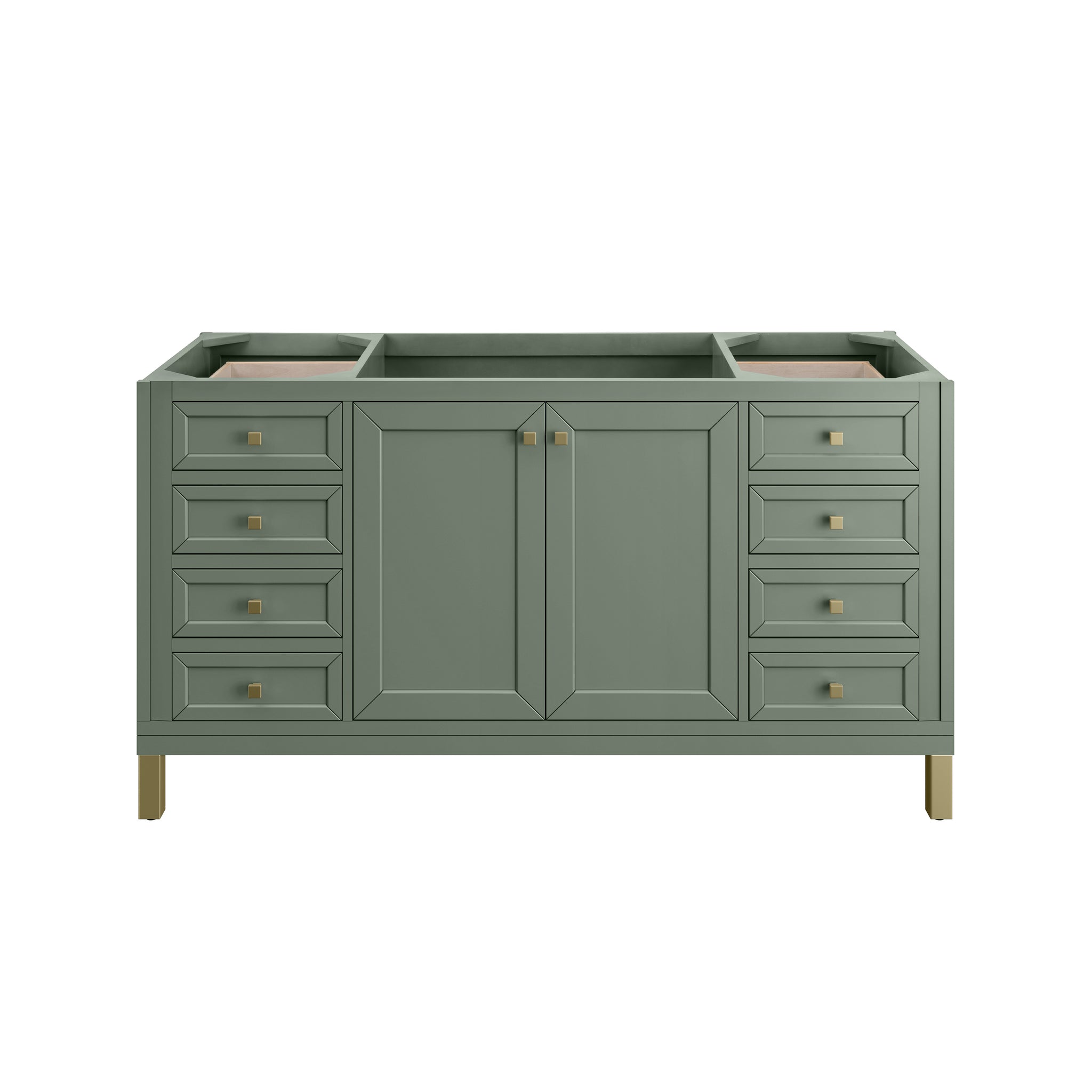 James Martin Chicago 60" Single Bathroom Vanity, Smokey Celadon, view 20