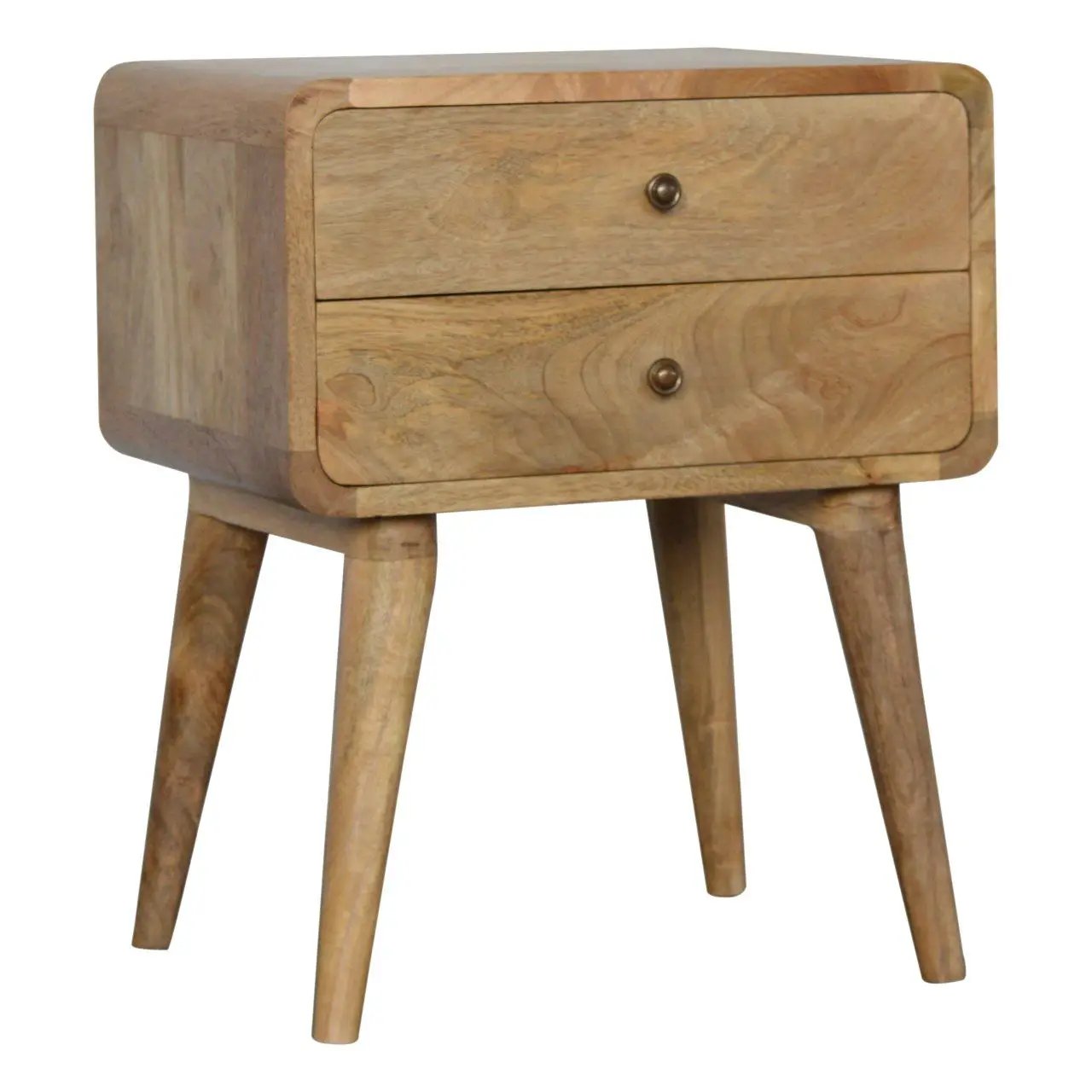 Curved Nightstand by Unique Piece Furniture