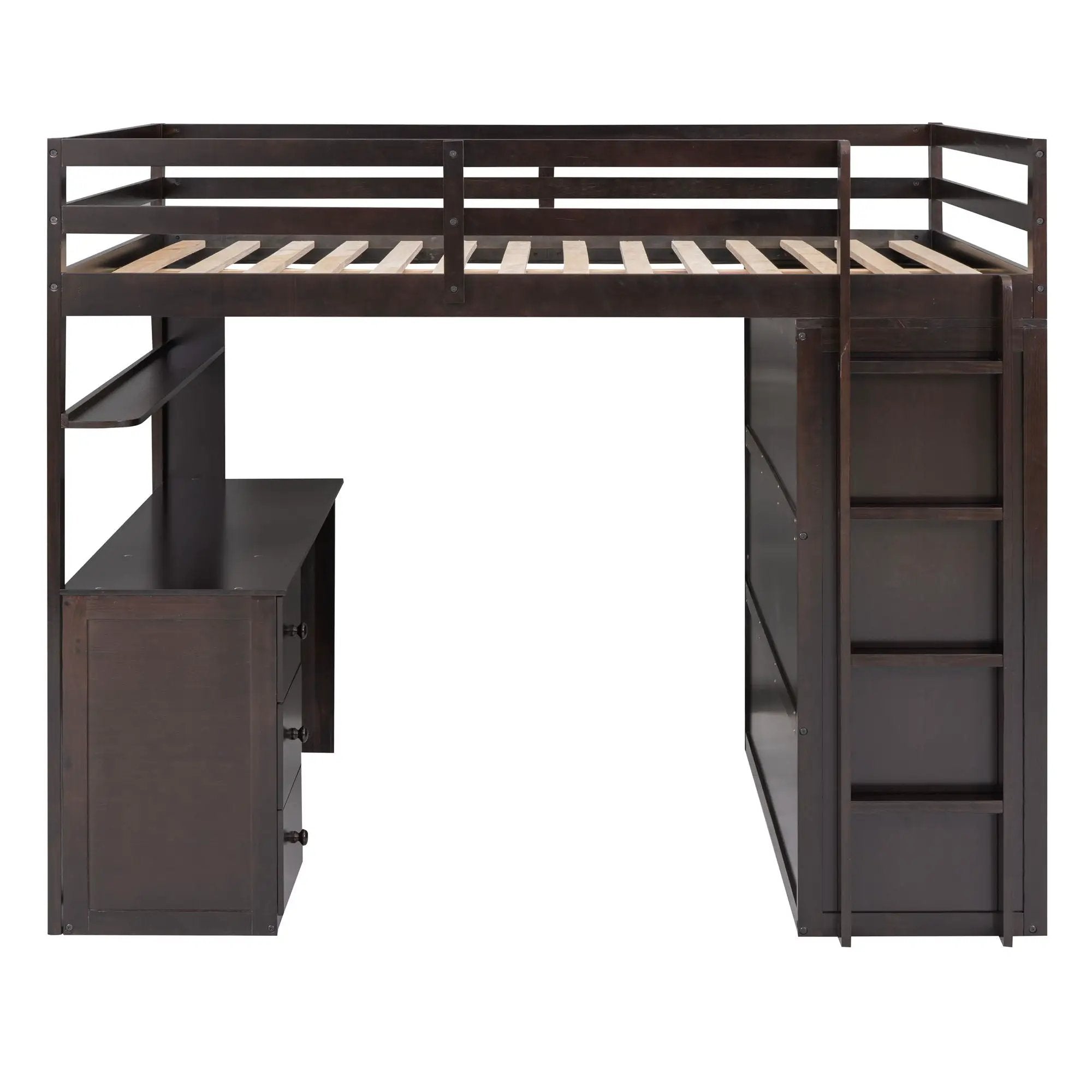 Loft Bed With Drawers, Desk, And Wardrobe by Unique Piece Furniture