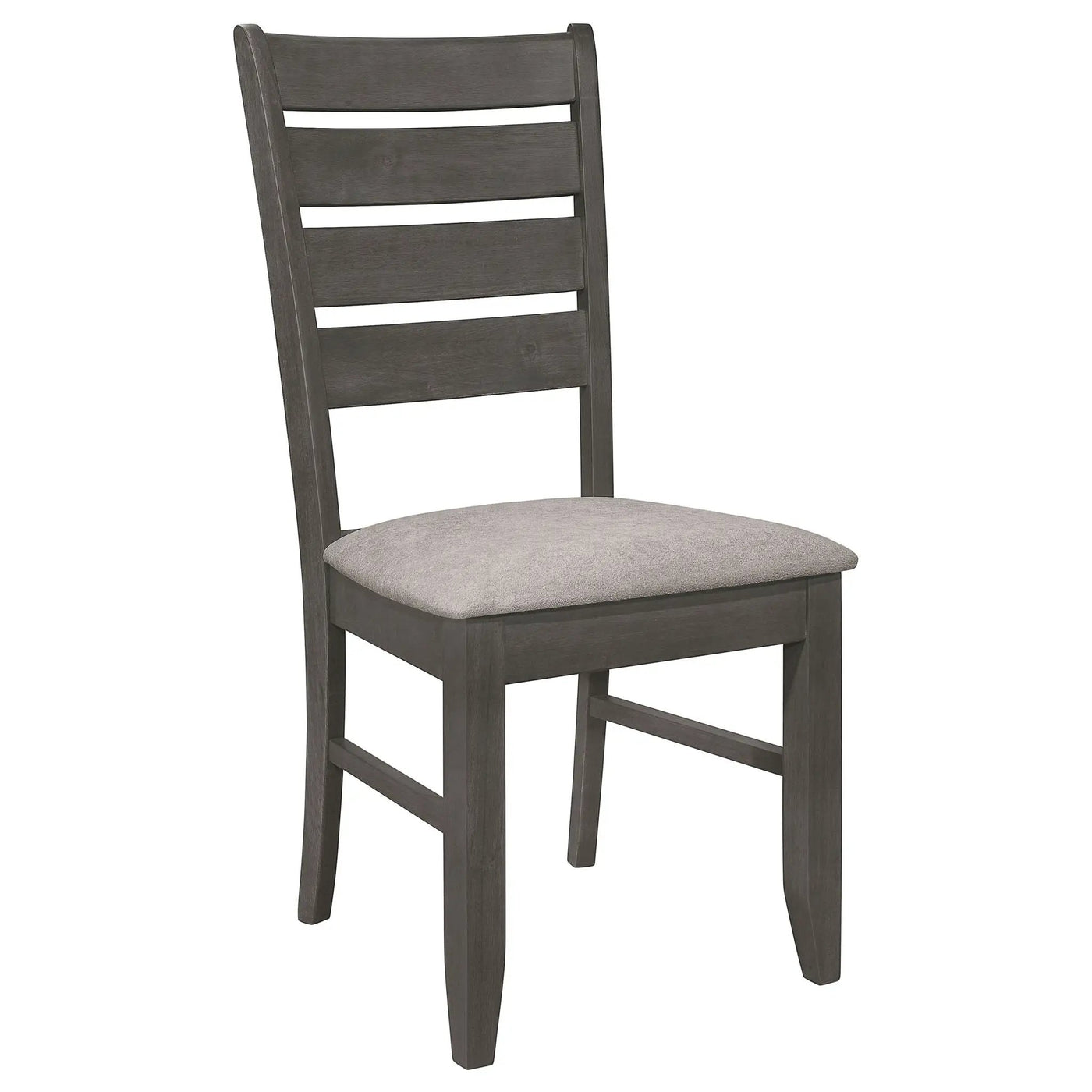 Padded Seat Side Chairs With Tapered Slats (Set of 2) by HouseOfZazla
