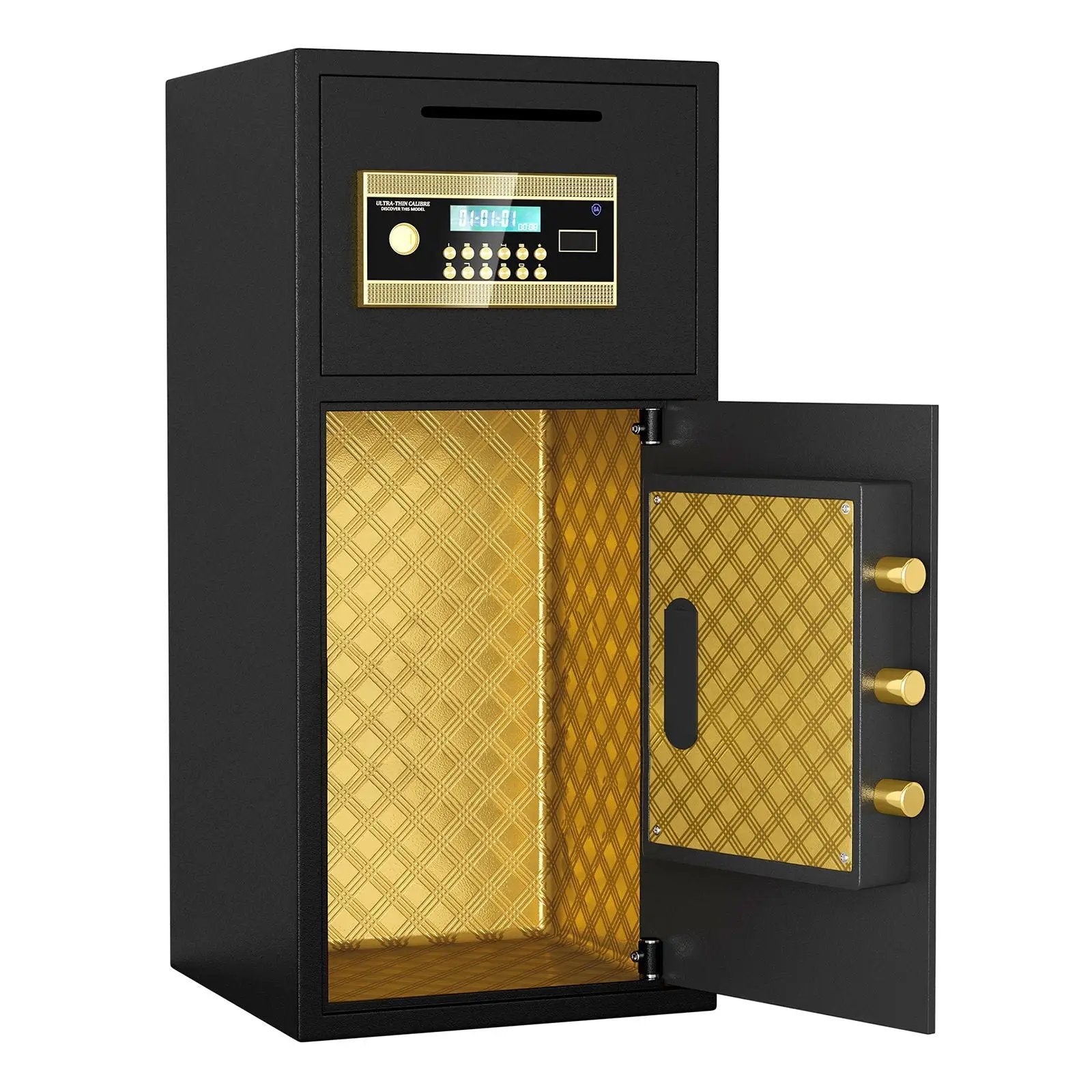 Large Double Door Coin Operated Safe, Digital Security Safe With Fireproof And Waterproof Bag by HouseOfZazla