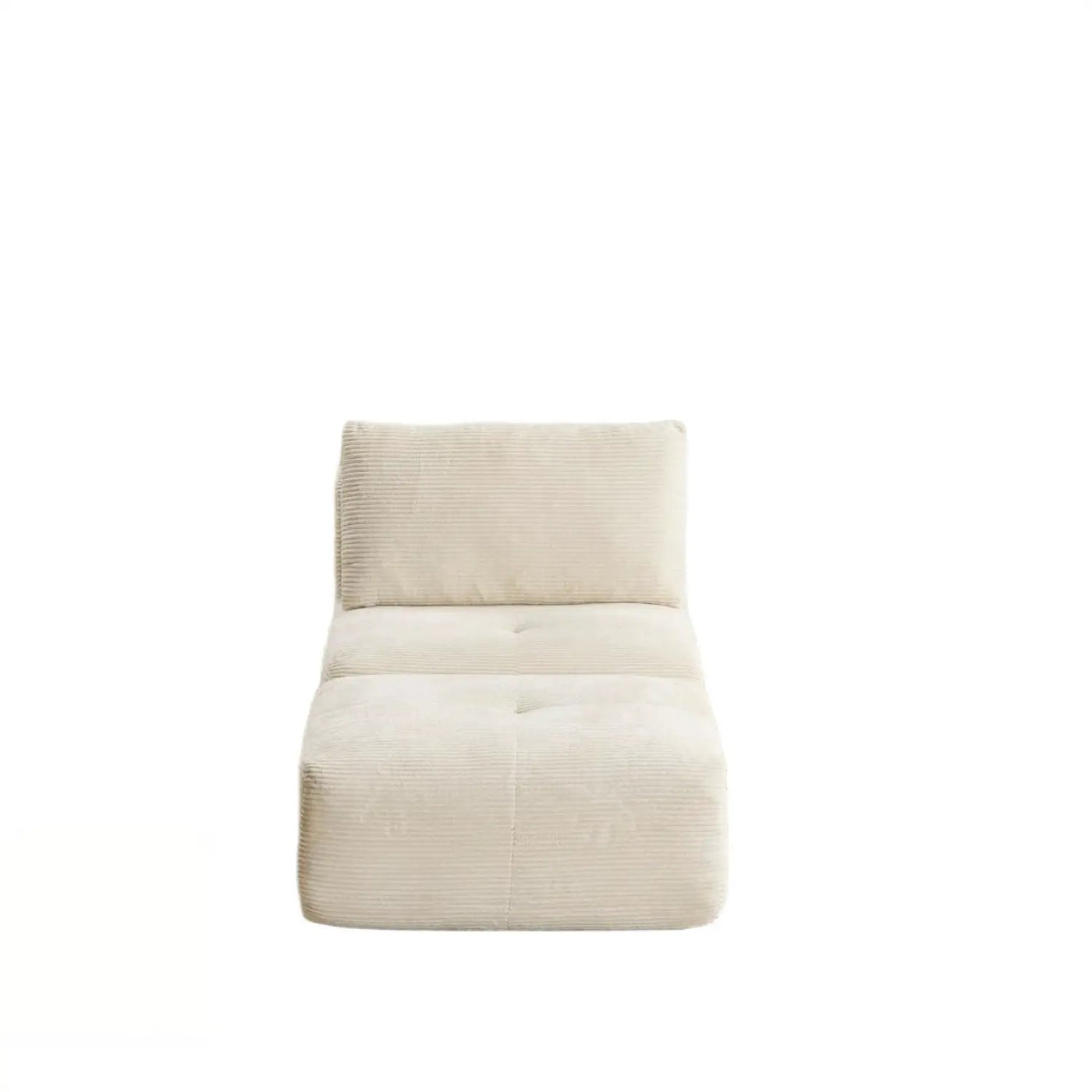Single Chaise Longue With Movable Ottoman For Living Room by Unique Piece Furniture