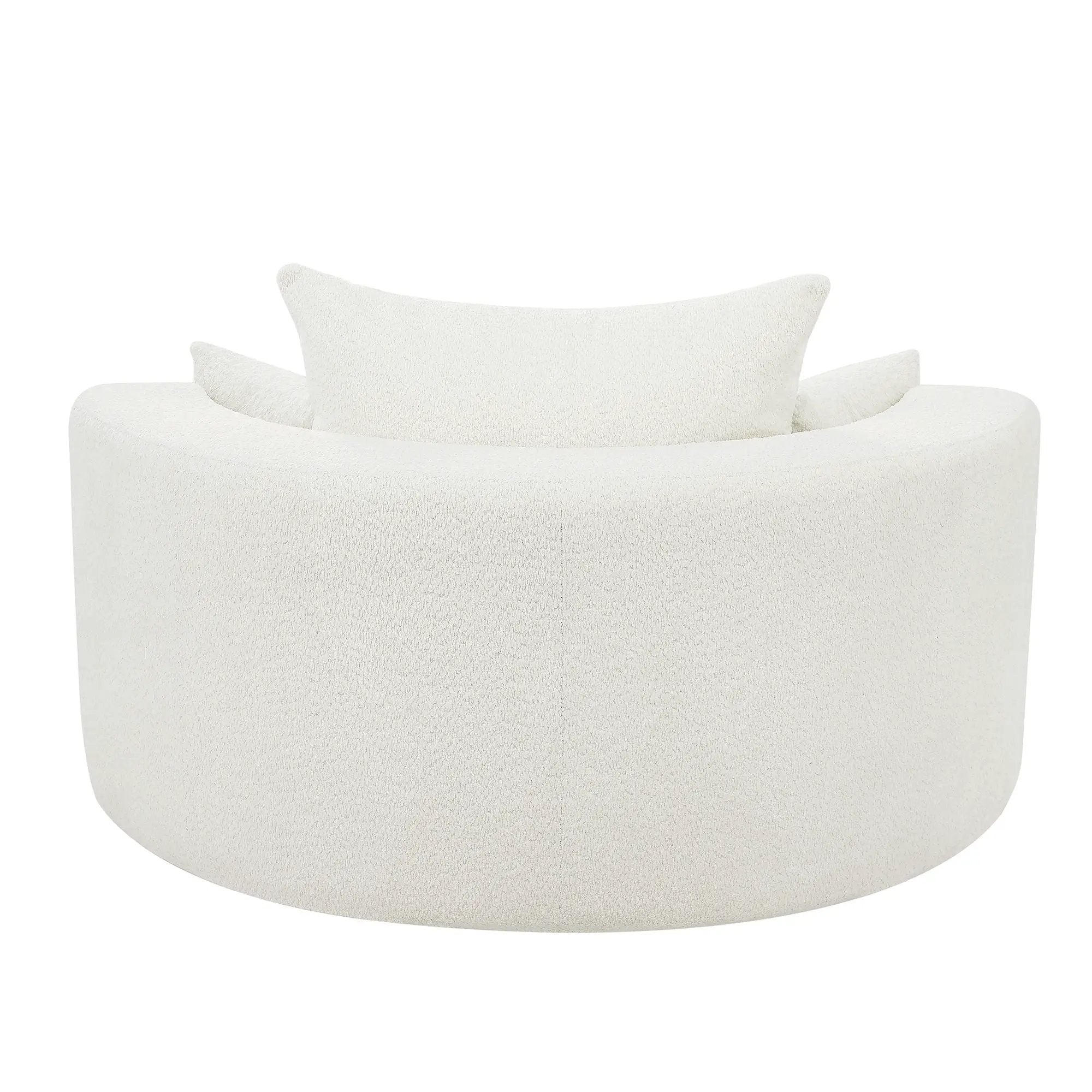 360° Swivel Chair Accent Barrel Chair With Removable Pillows by HouseOfZazla
