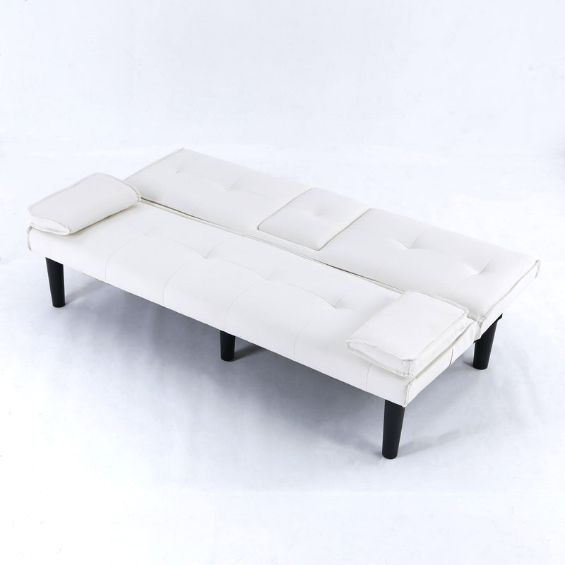 Sofa Bed With Foldable Design And Cup Holder by HouseOfZazla