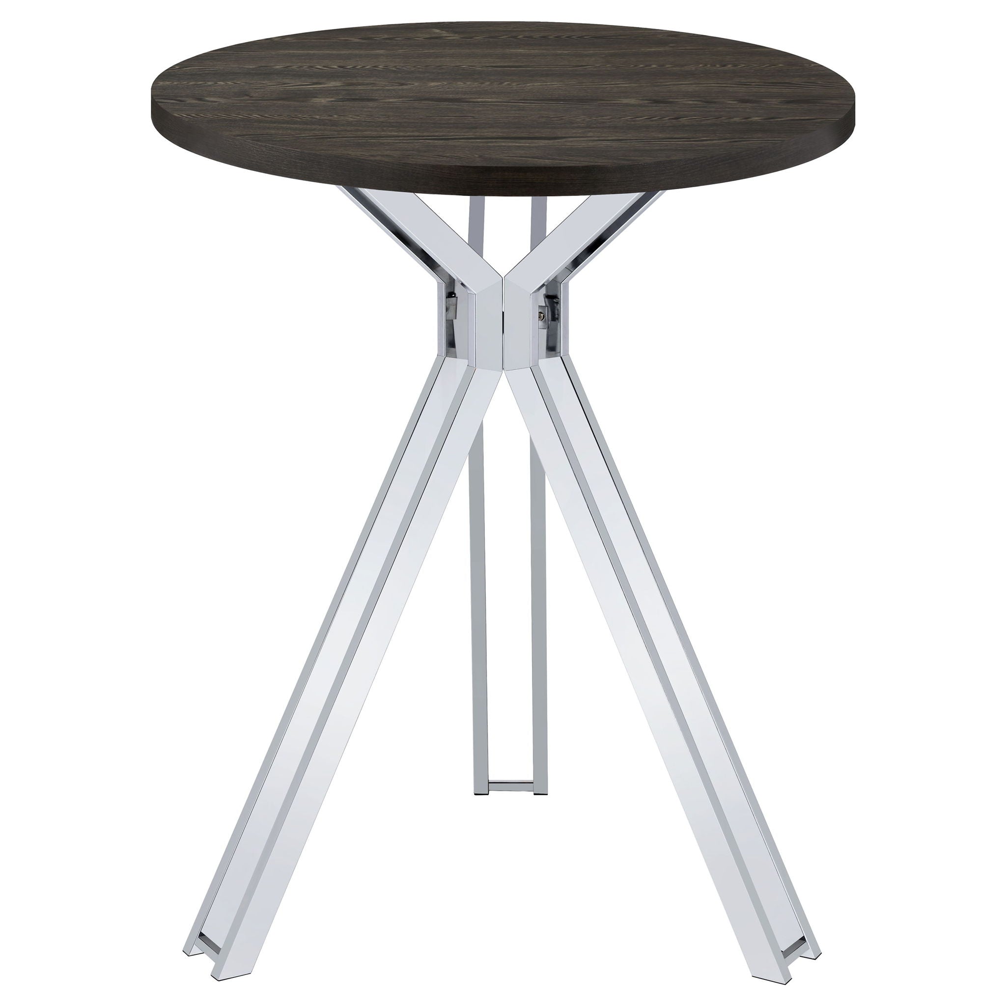 Edgerton Round 35-inch Pub Height Bistro Bar Table Dark Oak by Unique Piece Furniture