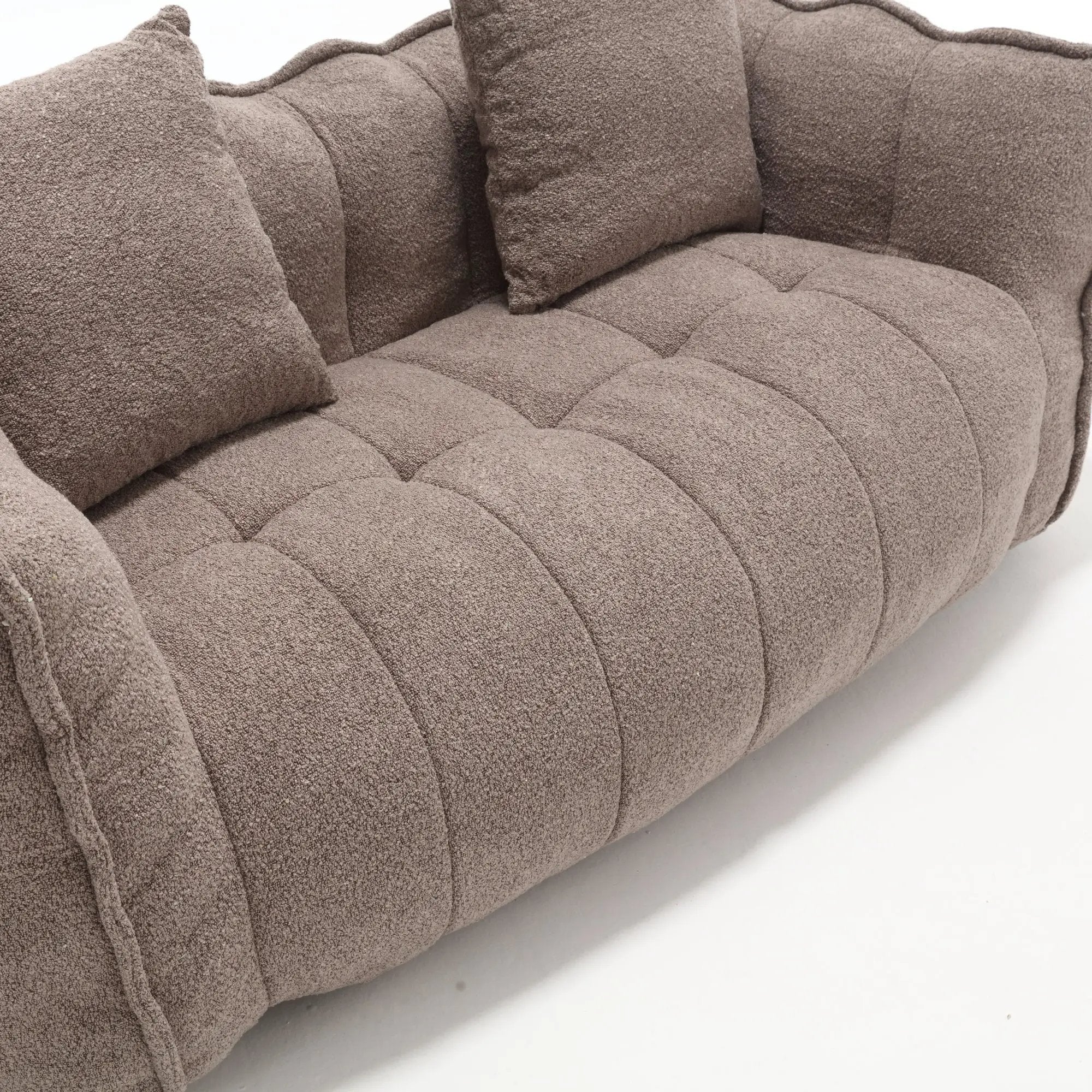 Cozy Beanbag Chair with High Resilience Foam Core by BLAKHOM