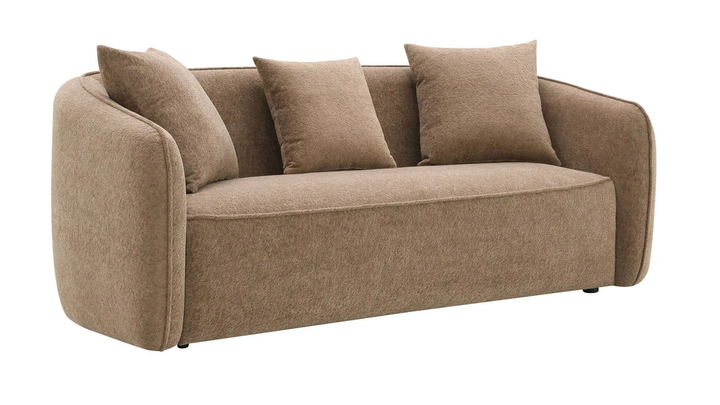Keith - Sofa With 3 Matching Color Toss Pillows by Unique Piece Furniture