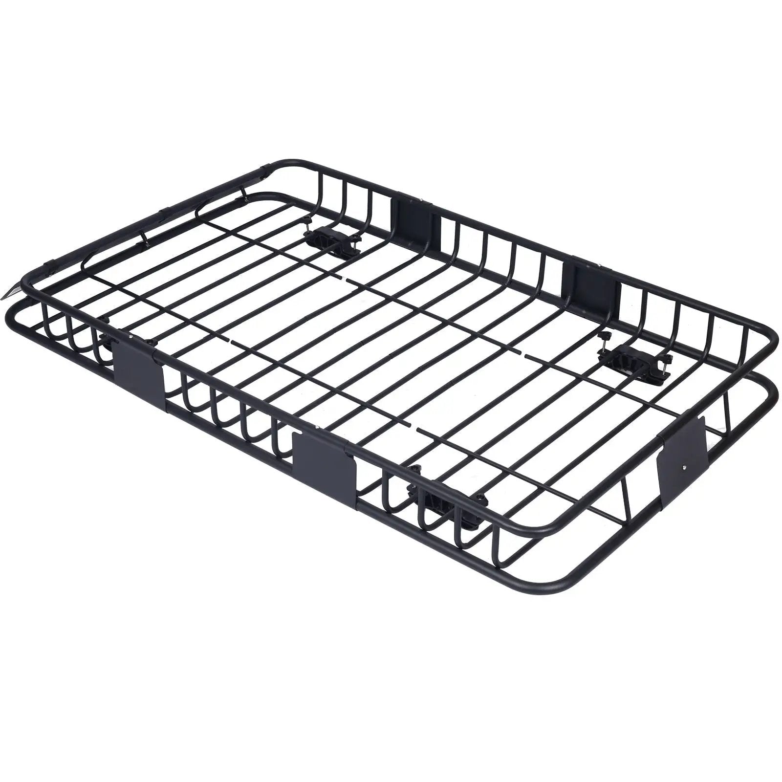 Motoring Rooftop Cargo Carrier Basket Steel Universal Fit Roof Rack by HouseOfZazla