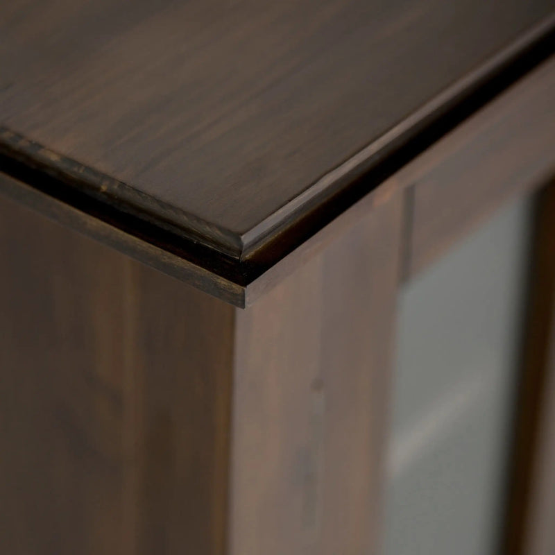 Artisan - Tall TV Media Stand - Natural Aged Brown by HouseOfZazla