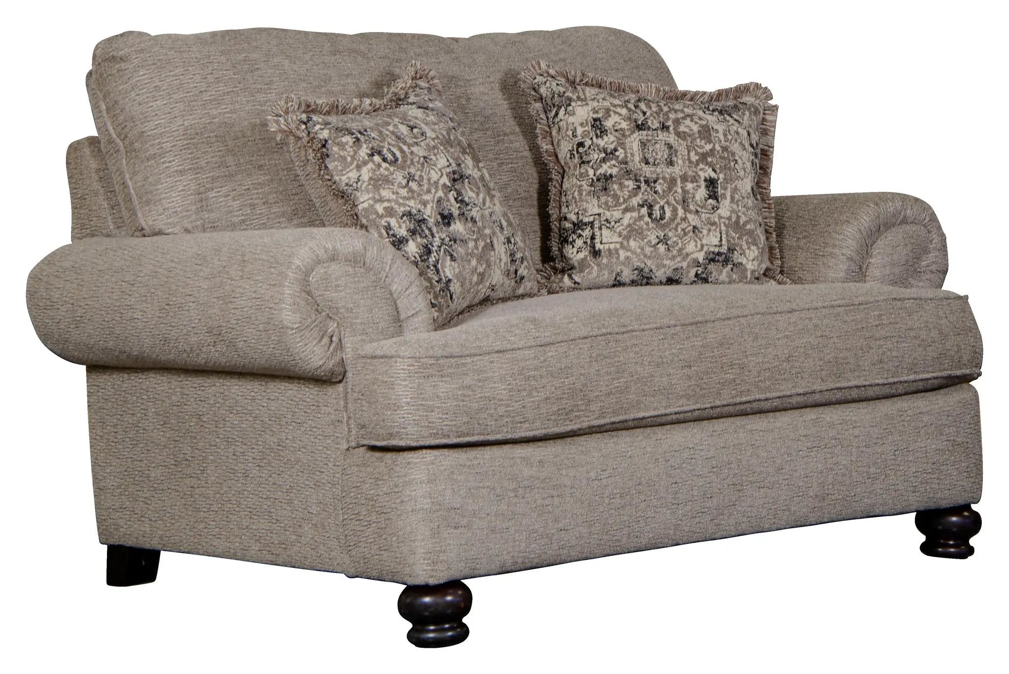 Freemont - Chair And a Half - Pewter by Unique Piece Furniture