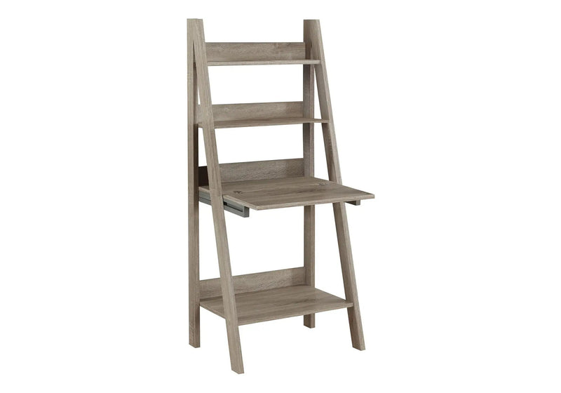 Computer Desk For Home Office, Laptop, Leaning, Storage Shelves by Unique Piece Furniture
