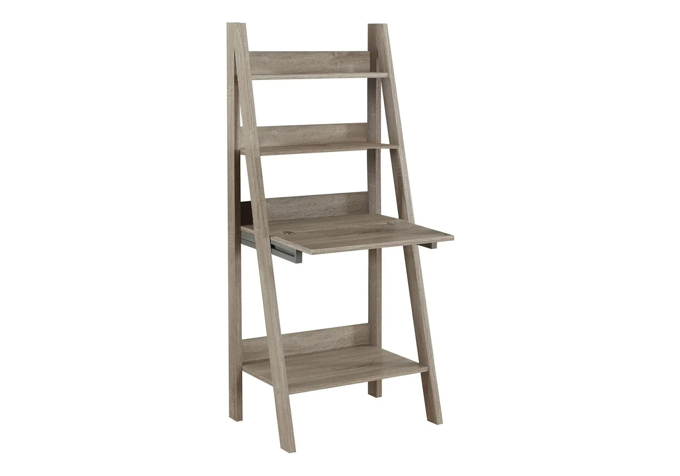 Computer Desk For Home Office, Laptop, Leaning, Storage Shelves by Unique Piece Furniture