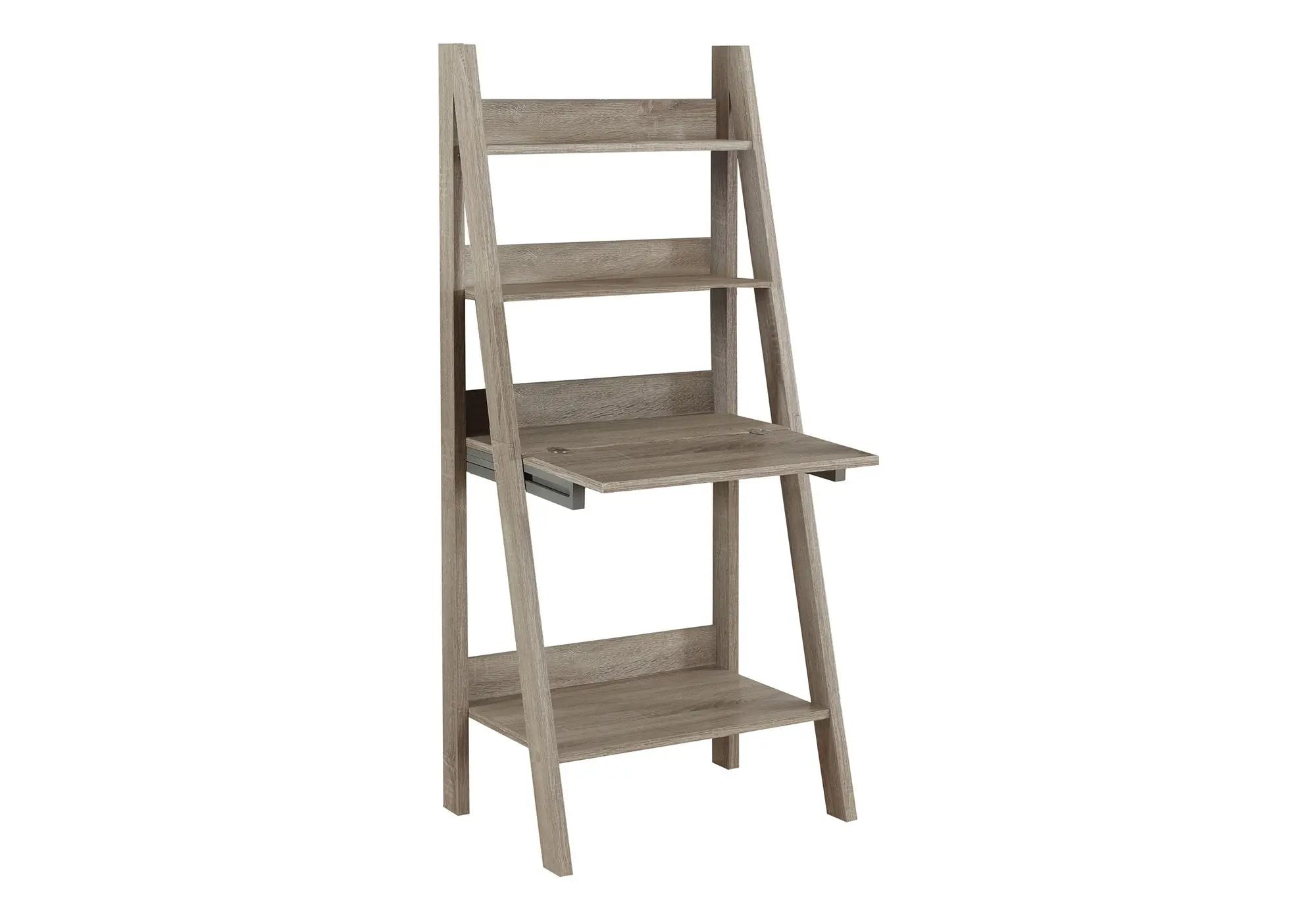 Computer Desk For Home Office, Laptop, Leaning, Storage Shelves by Unique Piece Furniture