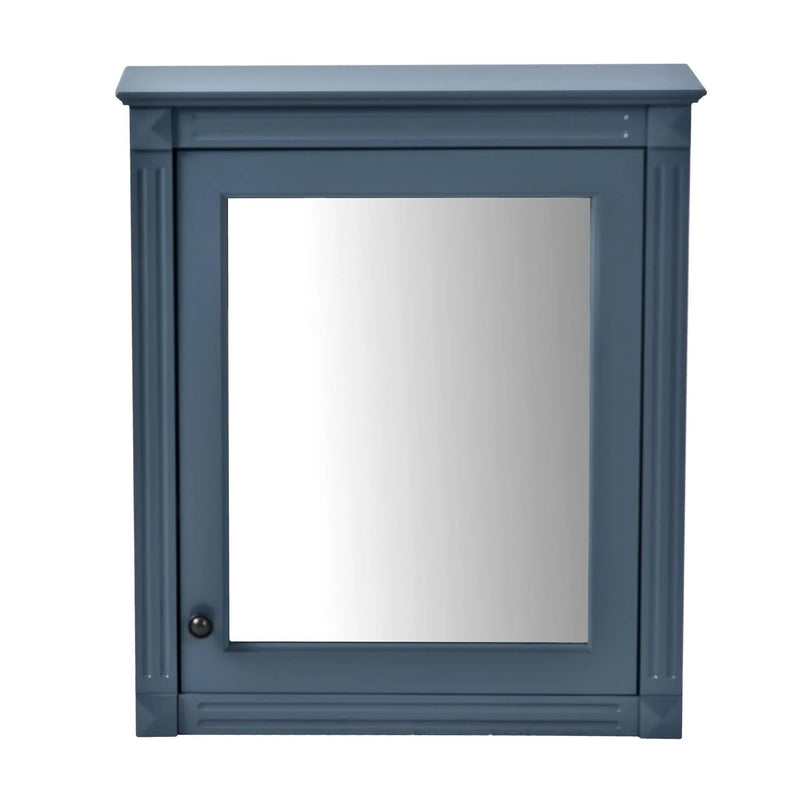 Wall Mounted Bathroom Storage Cabinet With Mirror, Medicine Cabinet With Height Adjustable Shelf by HouseOfZazla