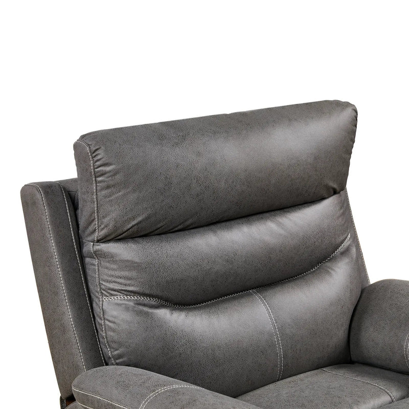 Liyasi - Dual Okin Motor Rocking And 240° Swivel Single Sofa Seat Recliner Chair Infinite Position, Head Rest With Power Function by Unique Piece Furniture