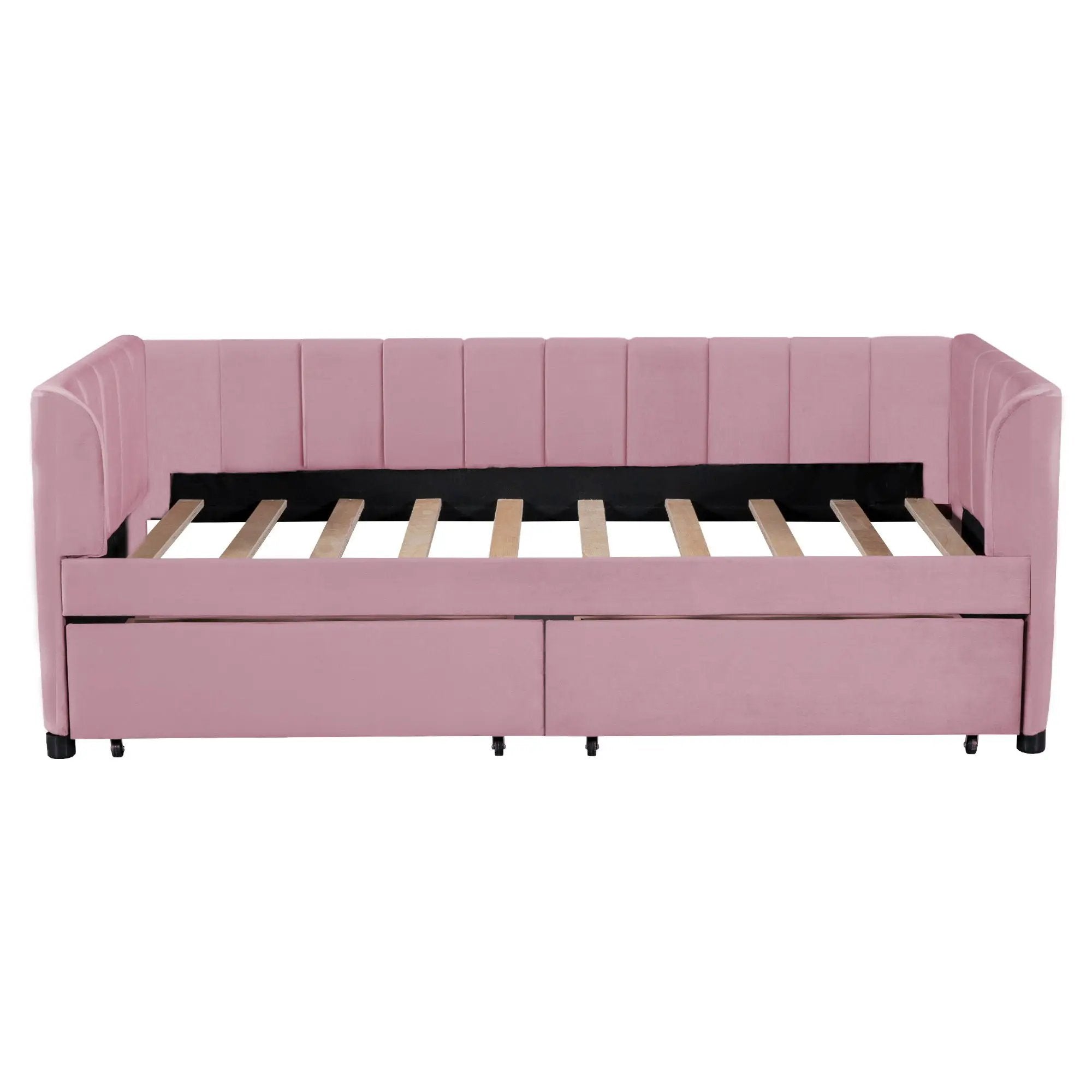 Upholstered Daybed With Ergonomic Design Backrest by Unique Piece Furniture