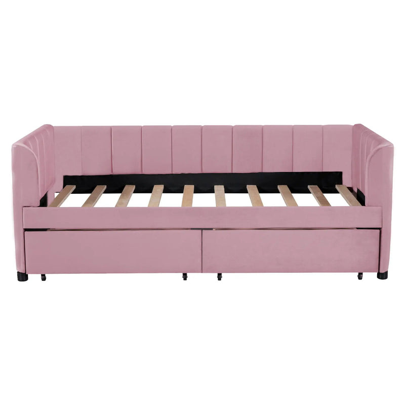 Upholstered Daybed With Ergonomic Design Backrest by Unique Piece Furniture