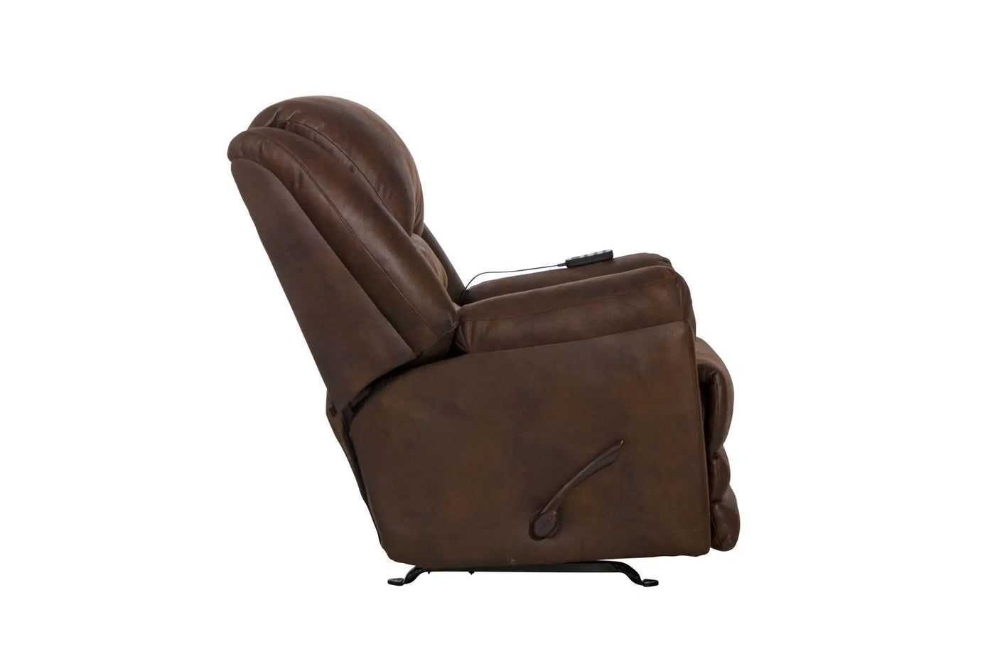 Hayden - Chaise Rocker Recliner With Heat / Massage & Oversize Xtra Comfort Footrest by Unique Piece Furniture