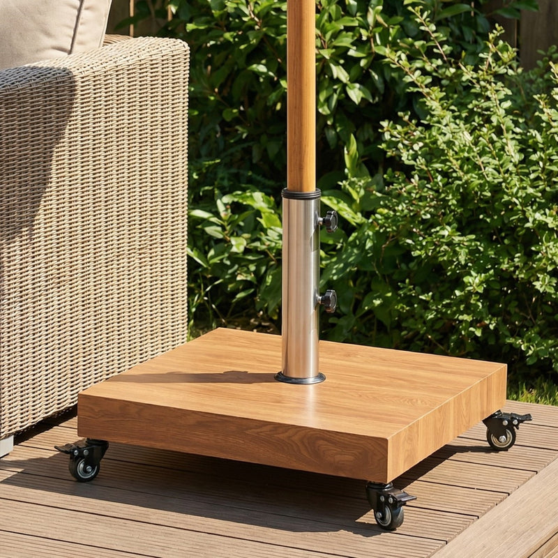 Malibu Square Umbrella Base with Wheels by HouseOfZazla