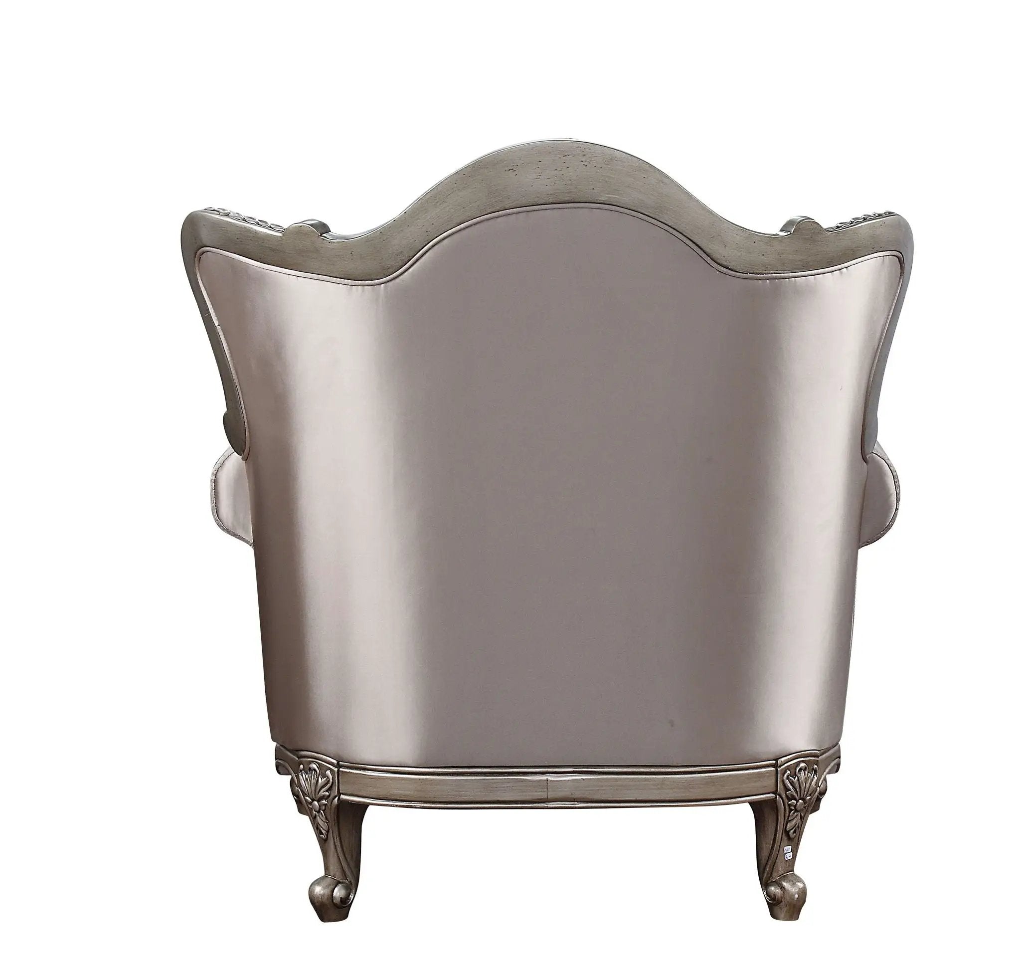 Jayceon - Chair With Pillow - Fabric & Champagne by Unique Piece Furniture