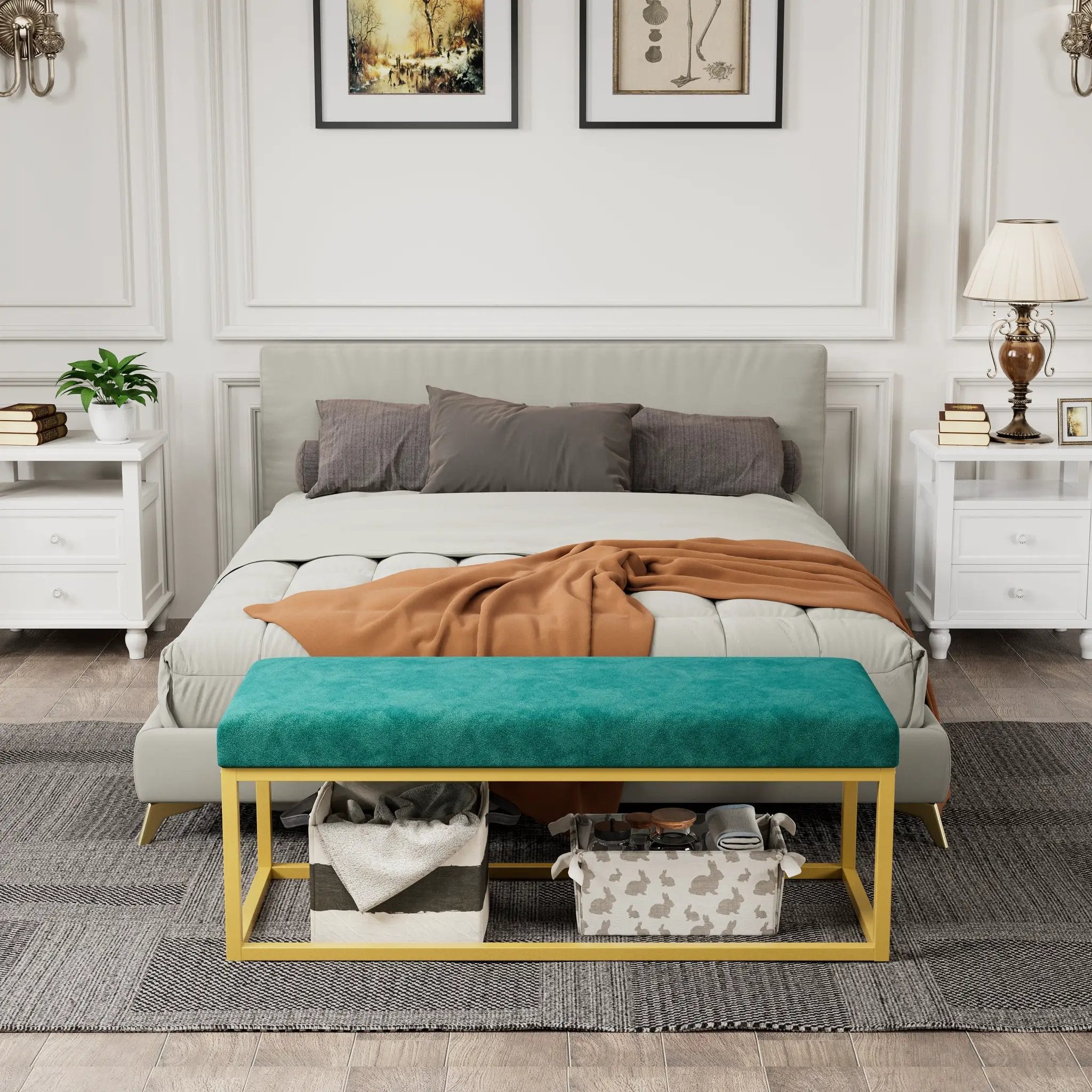 Storage Bench for Entryway by HouseOfZazla