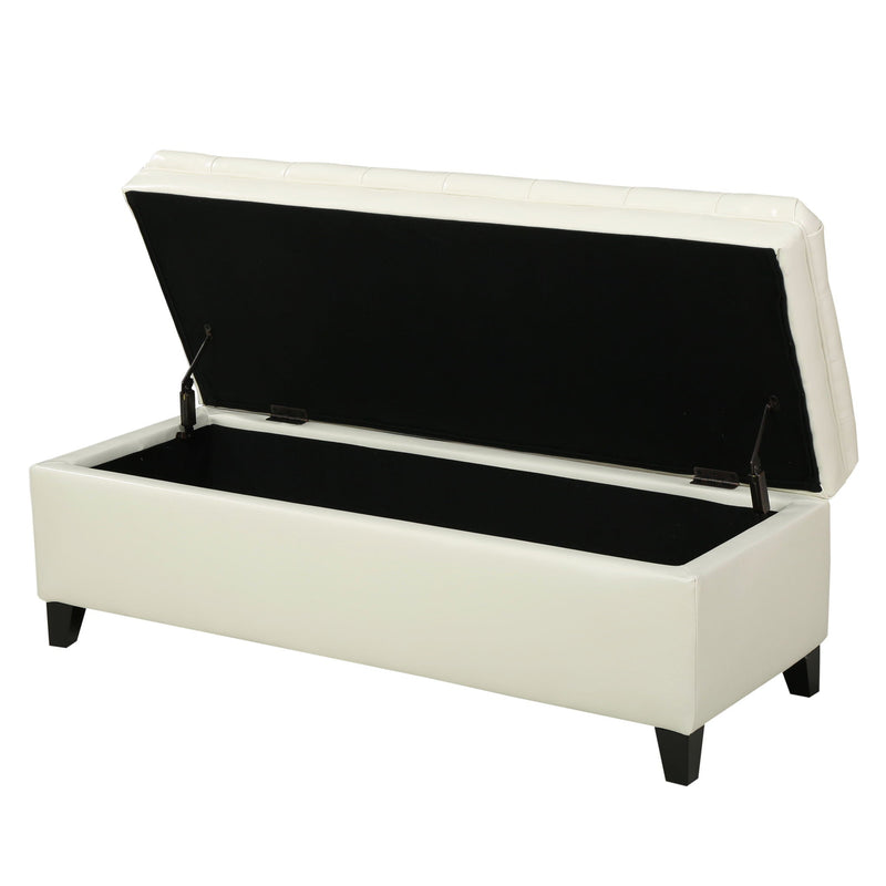 Juliana Storage Ottoman With Birch Legs by HouseOfZazla