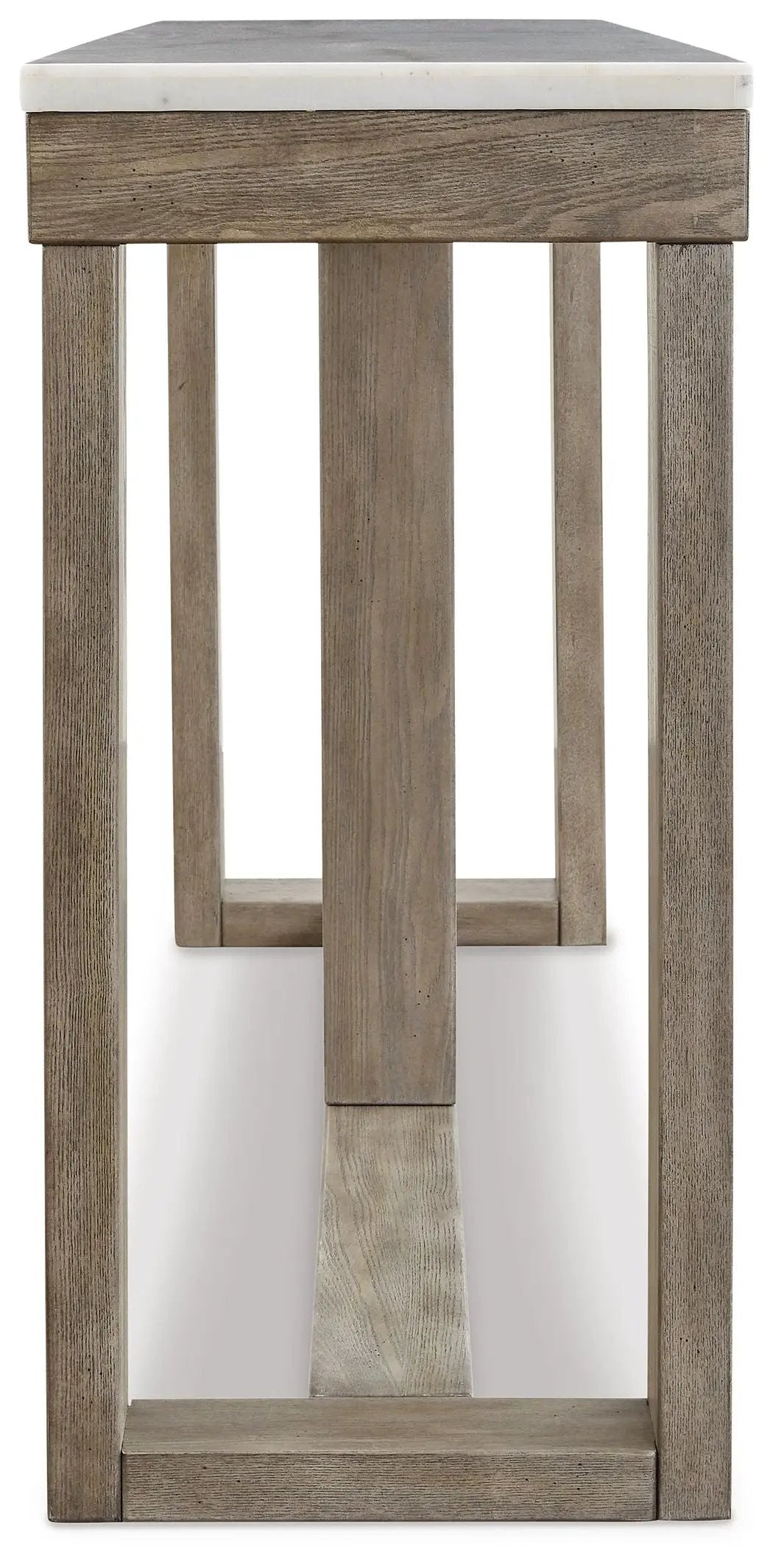 Loyaska - Sofa Table - Brown / Ivory by Unique Piece Furniture