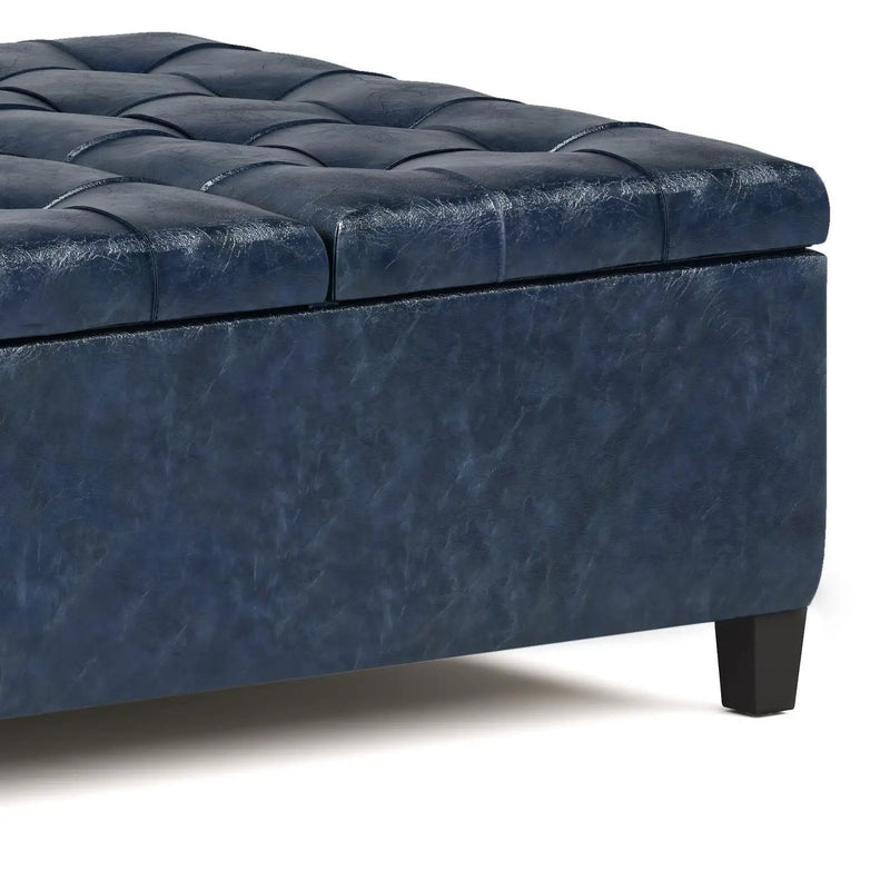 Harrison - Upholstered Coffee Table Storage Ottoman by HouseOfZazla