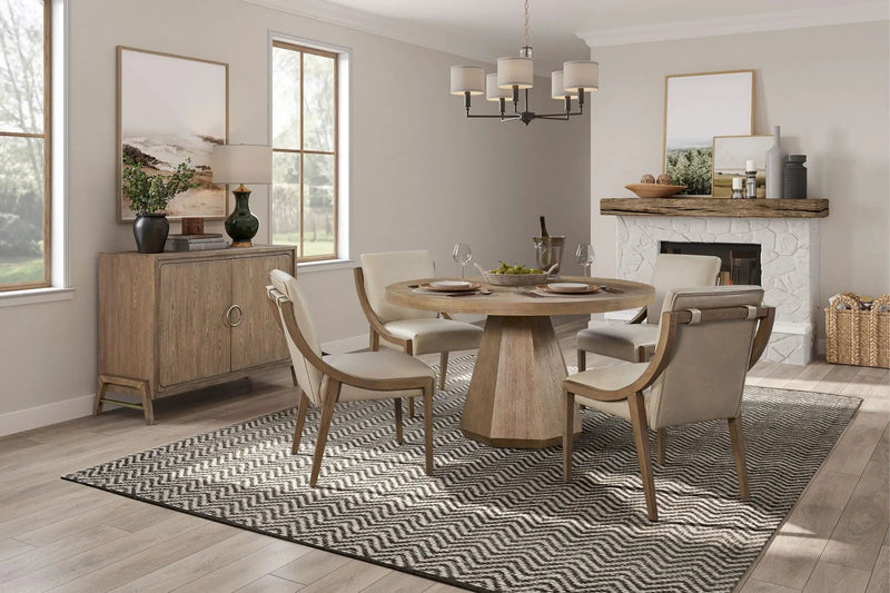 Elegant Round Dining Table by Unique Piece Furniture