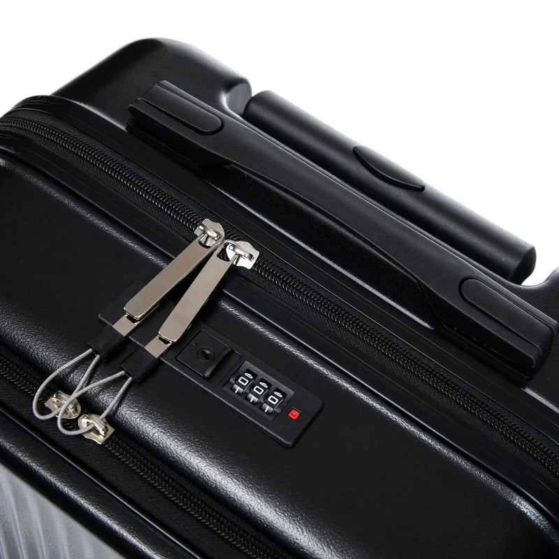 14' & 20' ABS Spinner Wheel Luggage Set with Cosmetic Case by HouseOfZazla