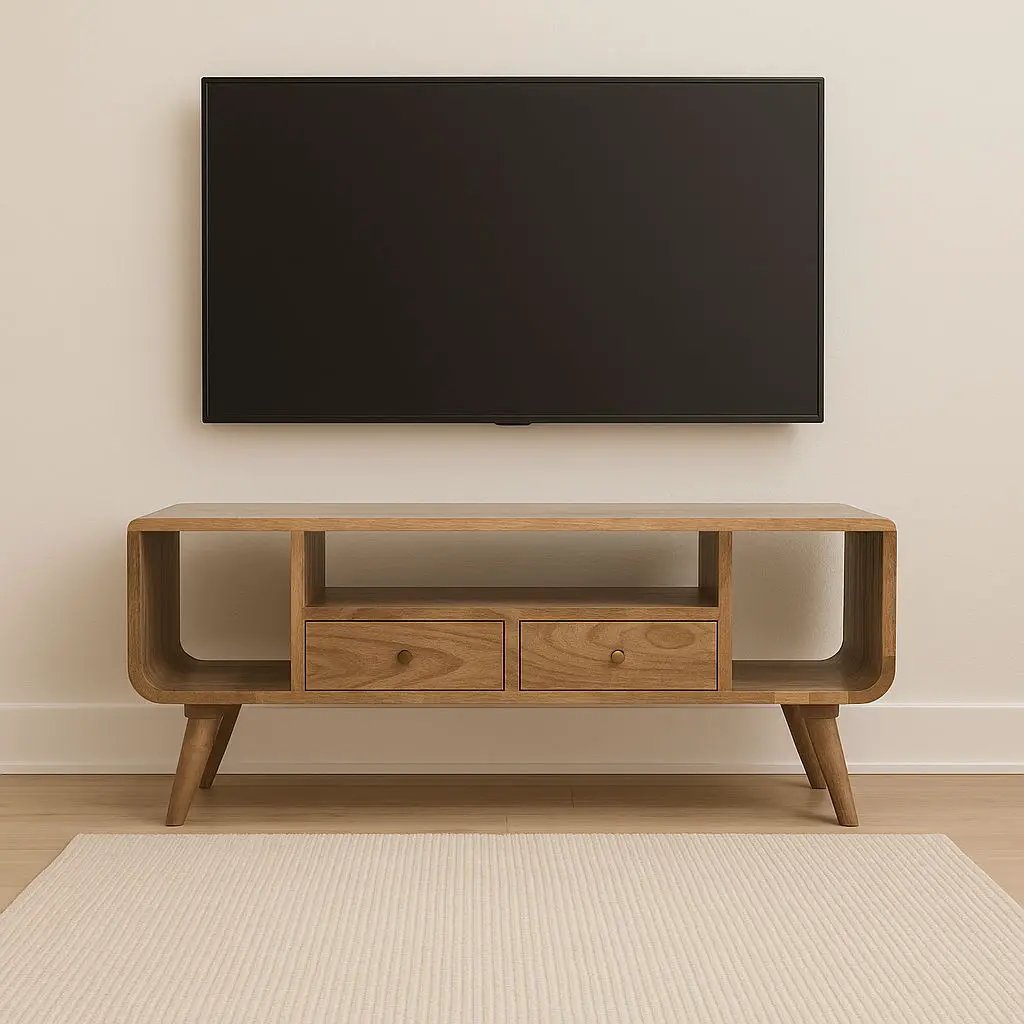 Soba - Multi Media Unit - Brown by HouseOfZazla