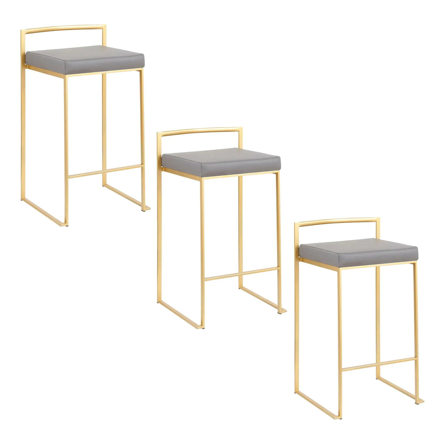 Fuji - Contemporary / Glam Design Counter Stool (Set of 2) by Unique Piece Furniture