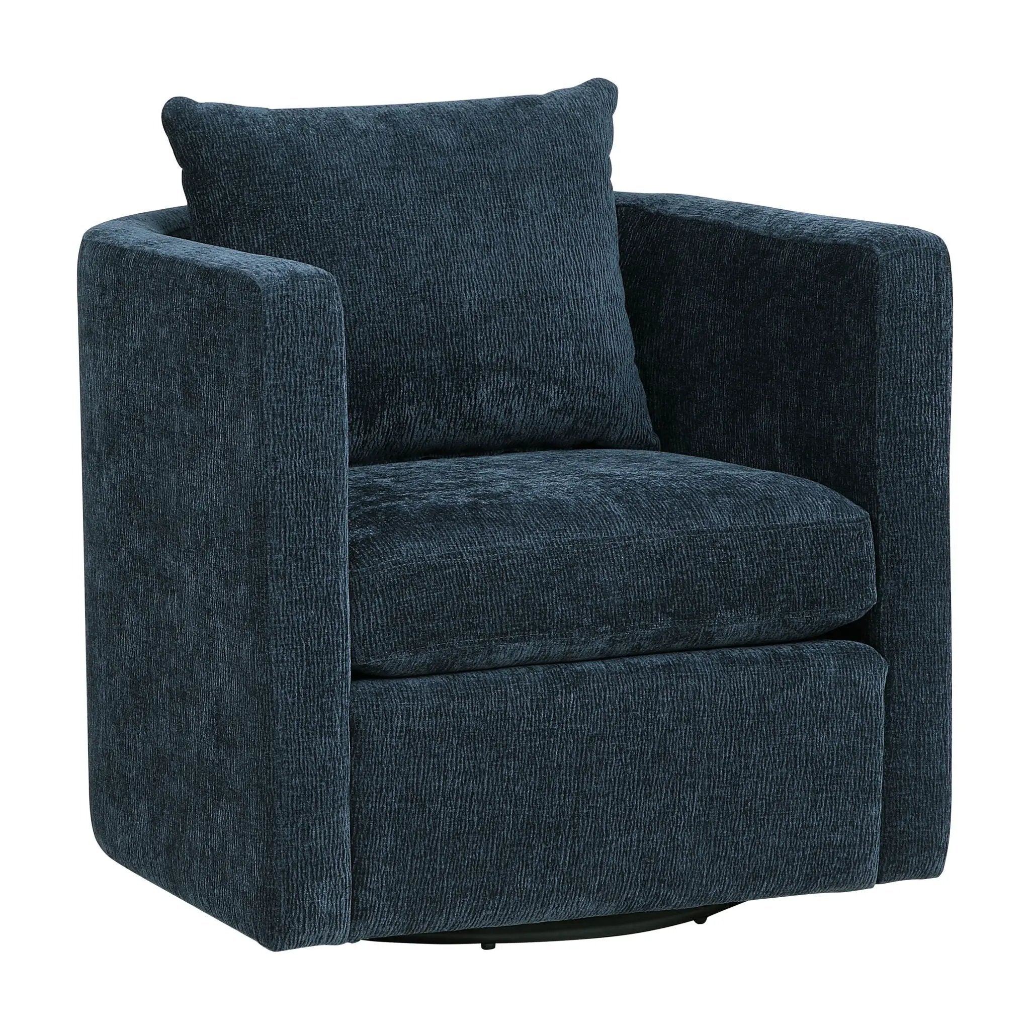 Sutton - Swivel Barrel Chair by HouseOfZazla