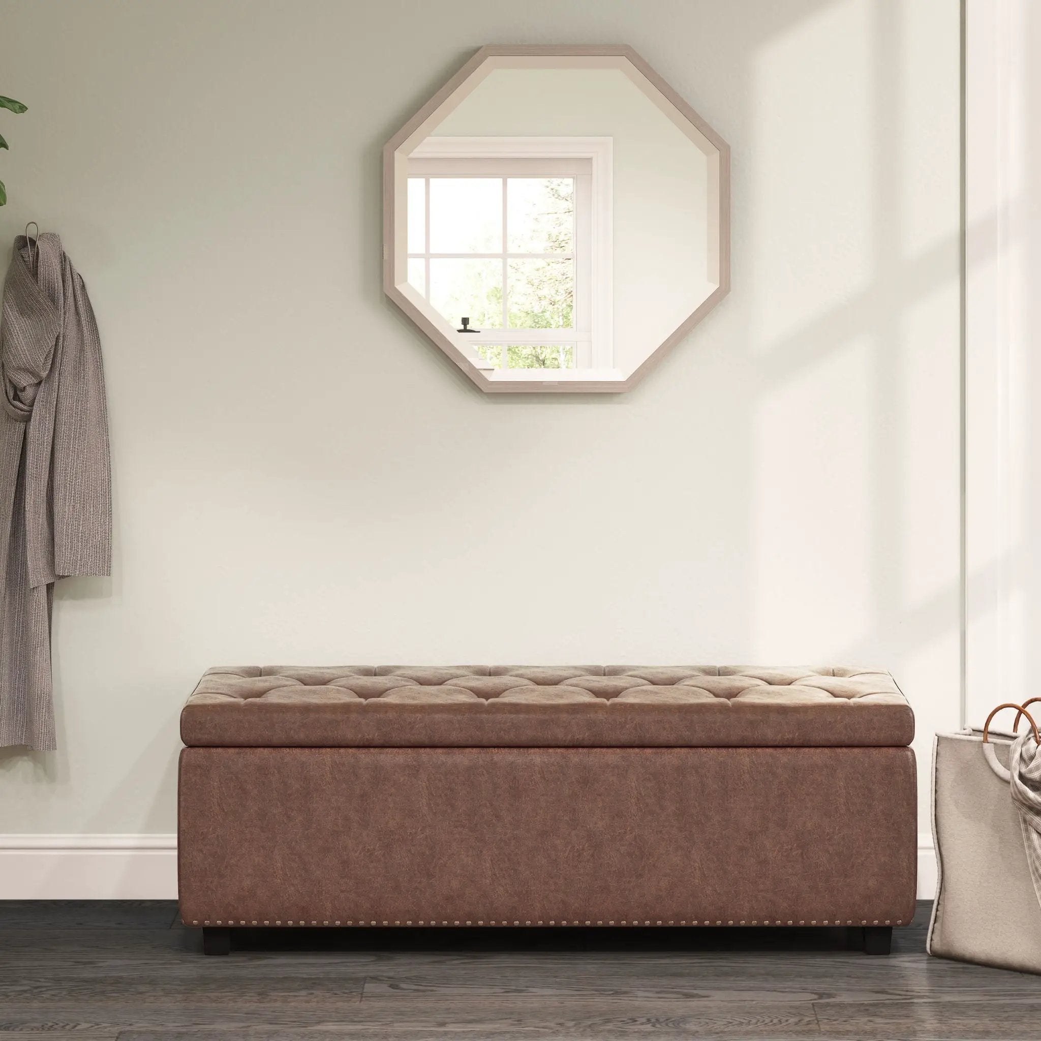 Hamilton - Upholstered Storage Ottoman by Unique Piece Furniture