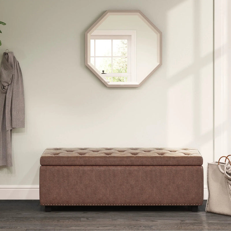 Hamilton - Upholstered Storage Ottoman by Unique Piece Furniture