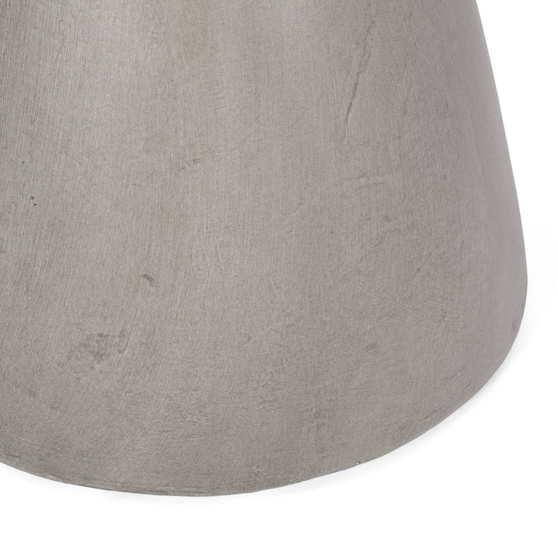 Outdoor Lightweight Concrete Side Table by HouseOfZazla